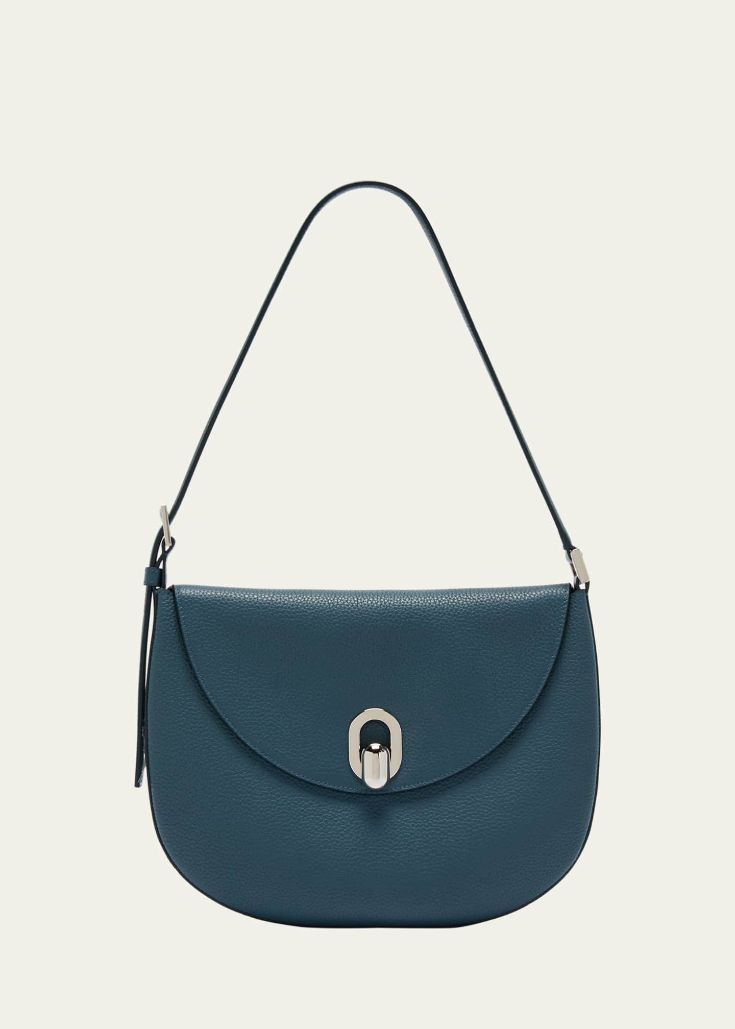 Savette Tondo Small Grain Leather Hobo Bag Image 1 of 5
