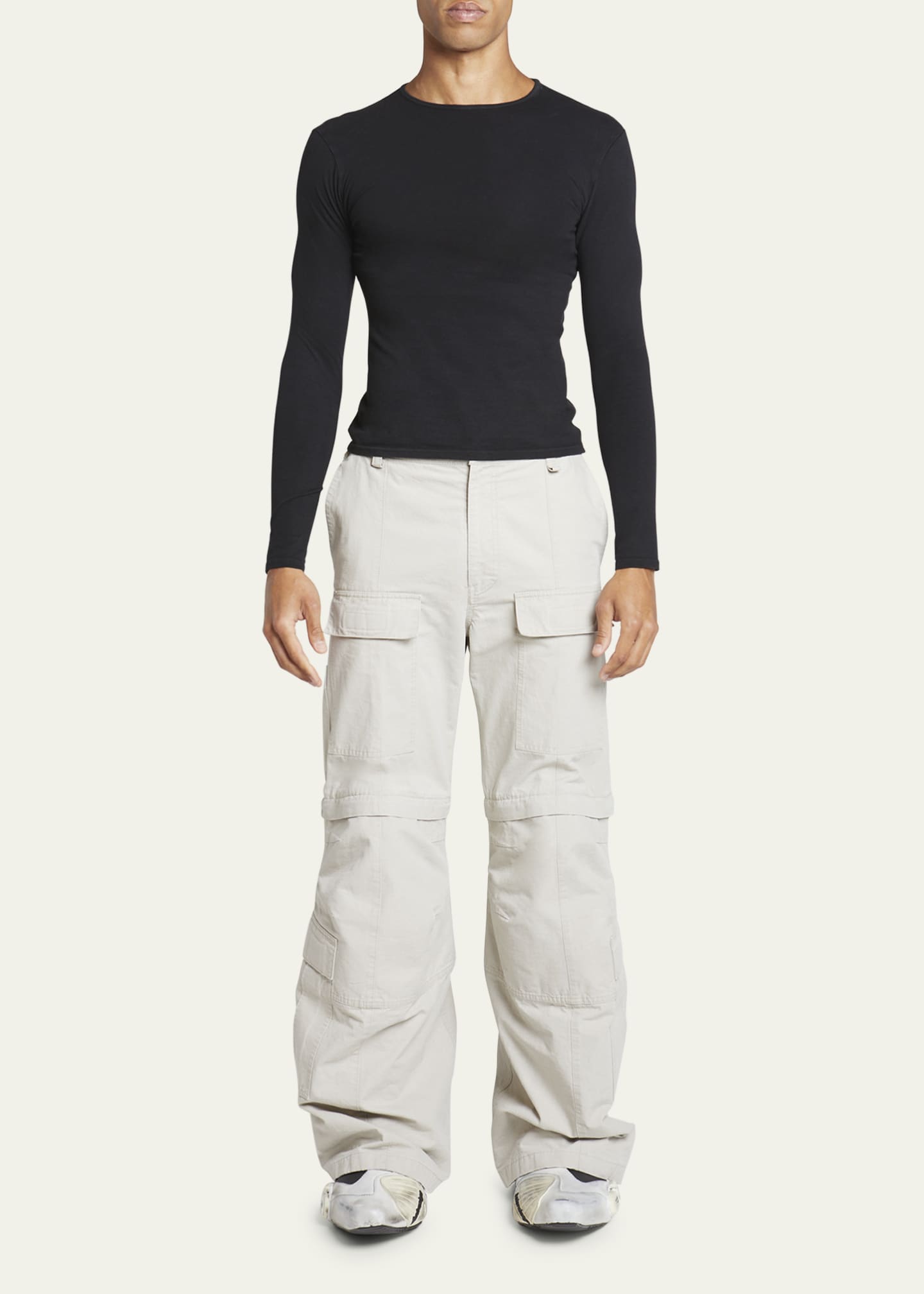 Flared Cargo Pants