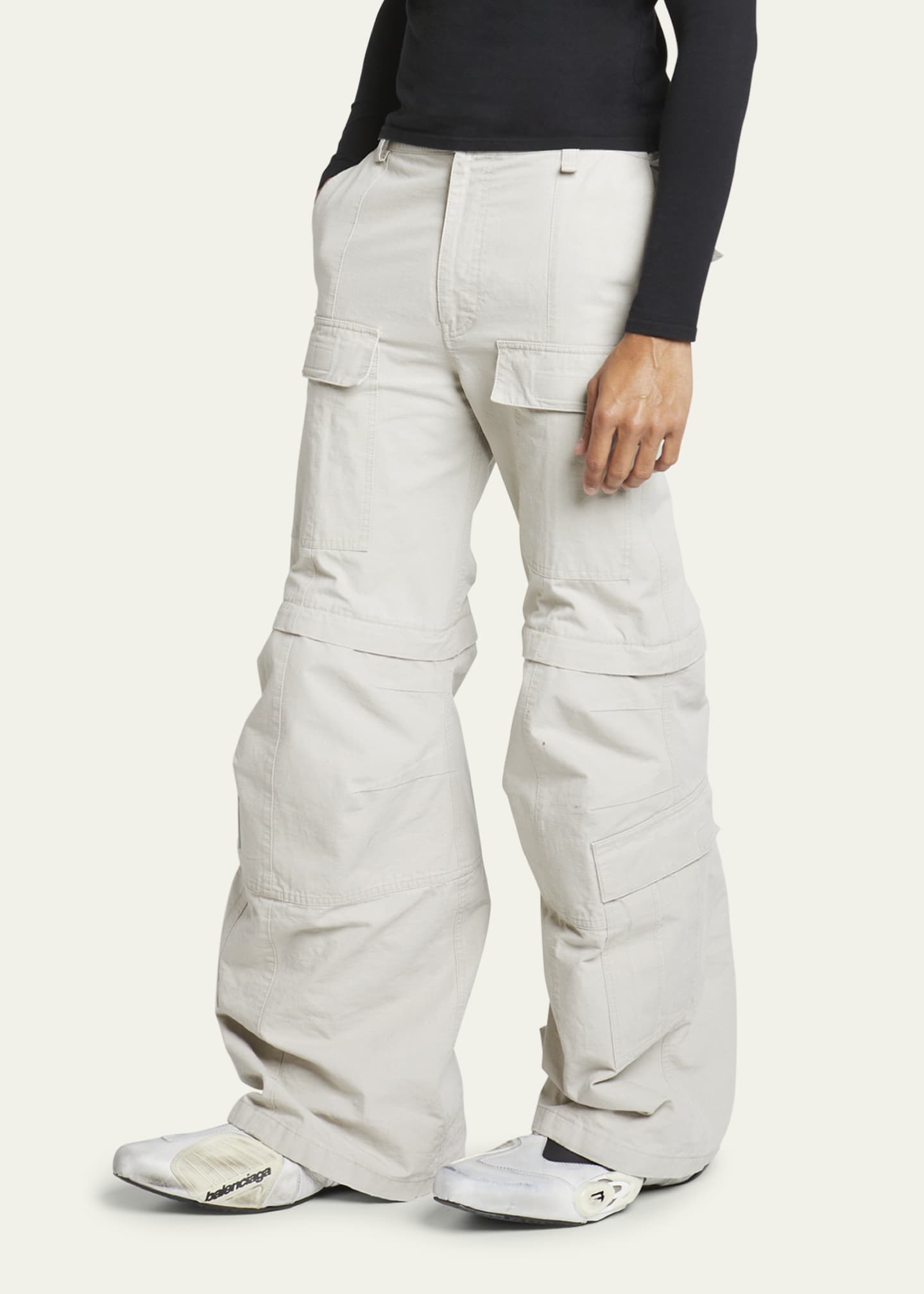 Balenciaga Flared Cargo Trousers - Farfetch