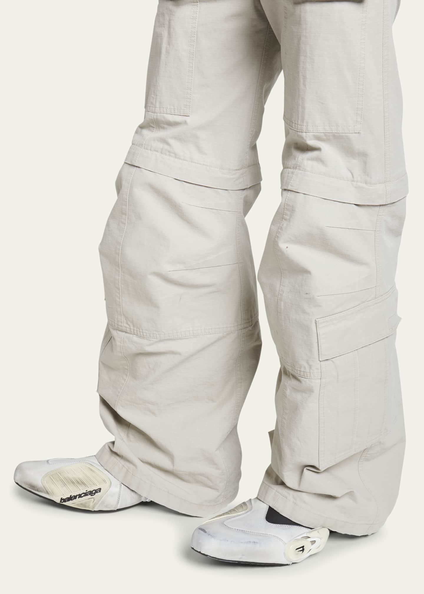 Balenciaga Men's Flared Cargo Pants