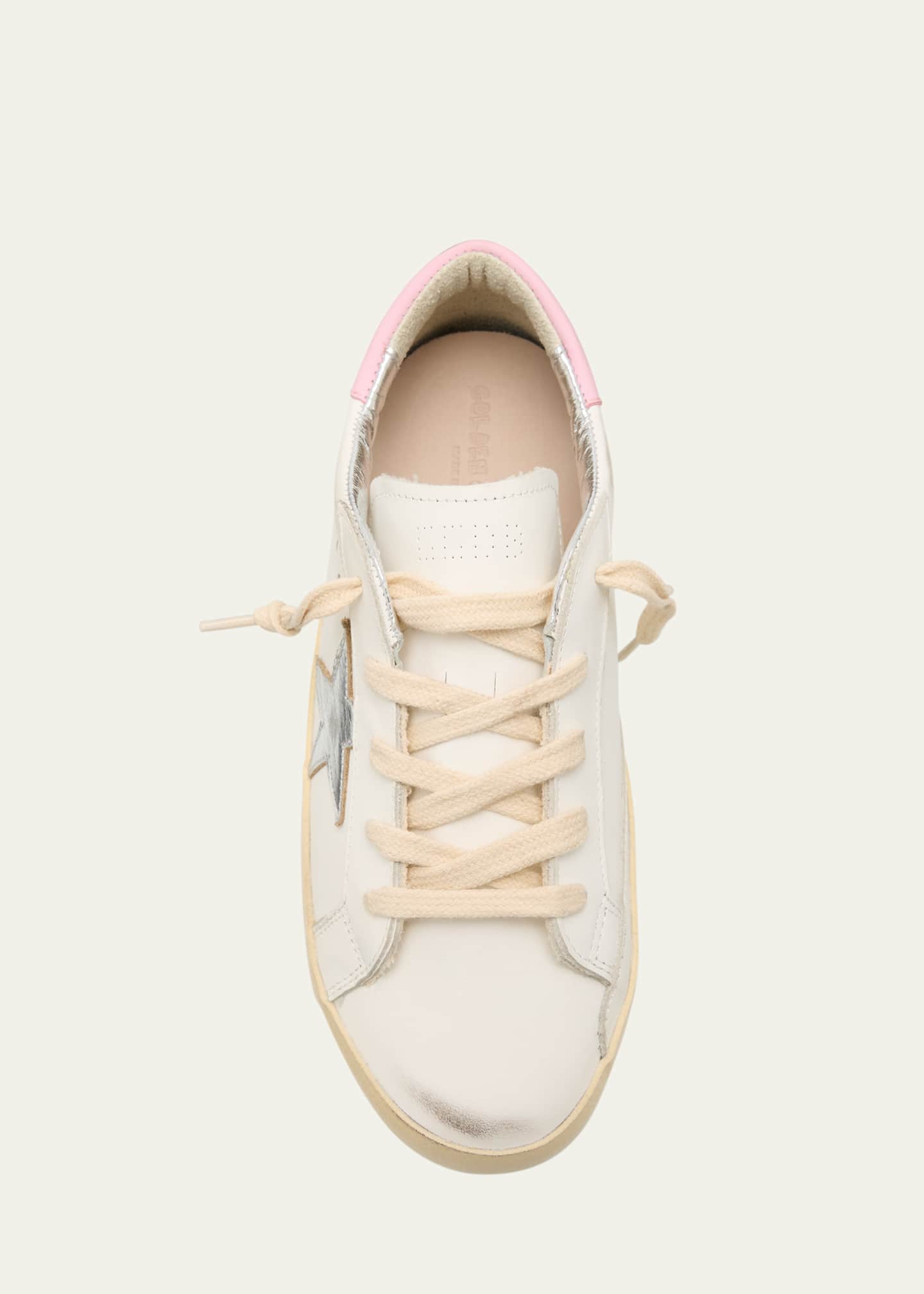 Golden Goose Girl's Superstar Leather Low-Top Sneakers, Kids Image 4 of 4