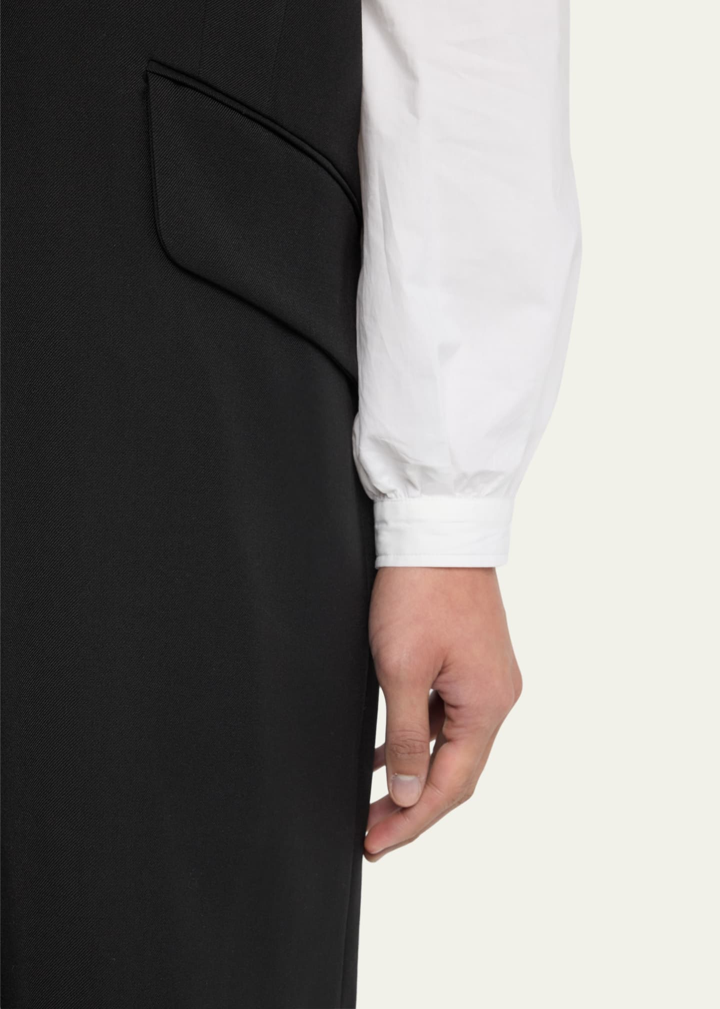 MM6 Maison Margiela V-Neck Mini Blazer Shift Dress Image 5 of 5