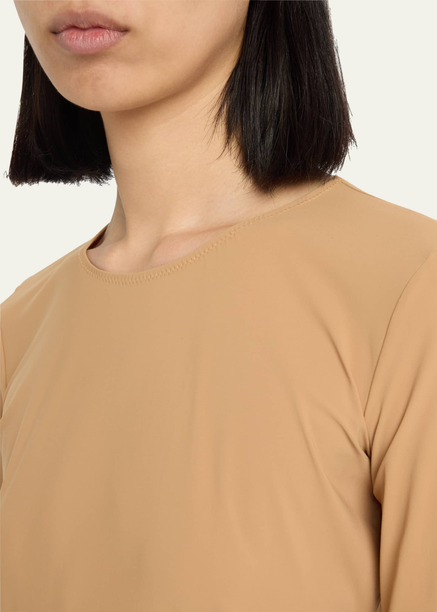 MM6 Maison Margiela Long-Sleeve Knit Bodysuit - Bergdorf Goodman