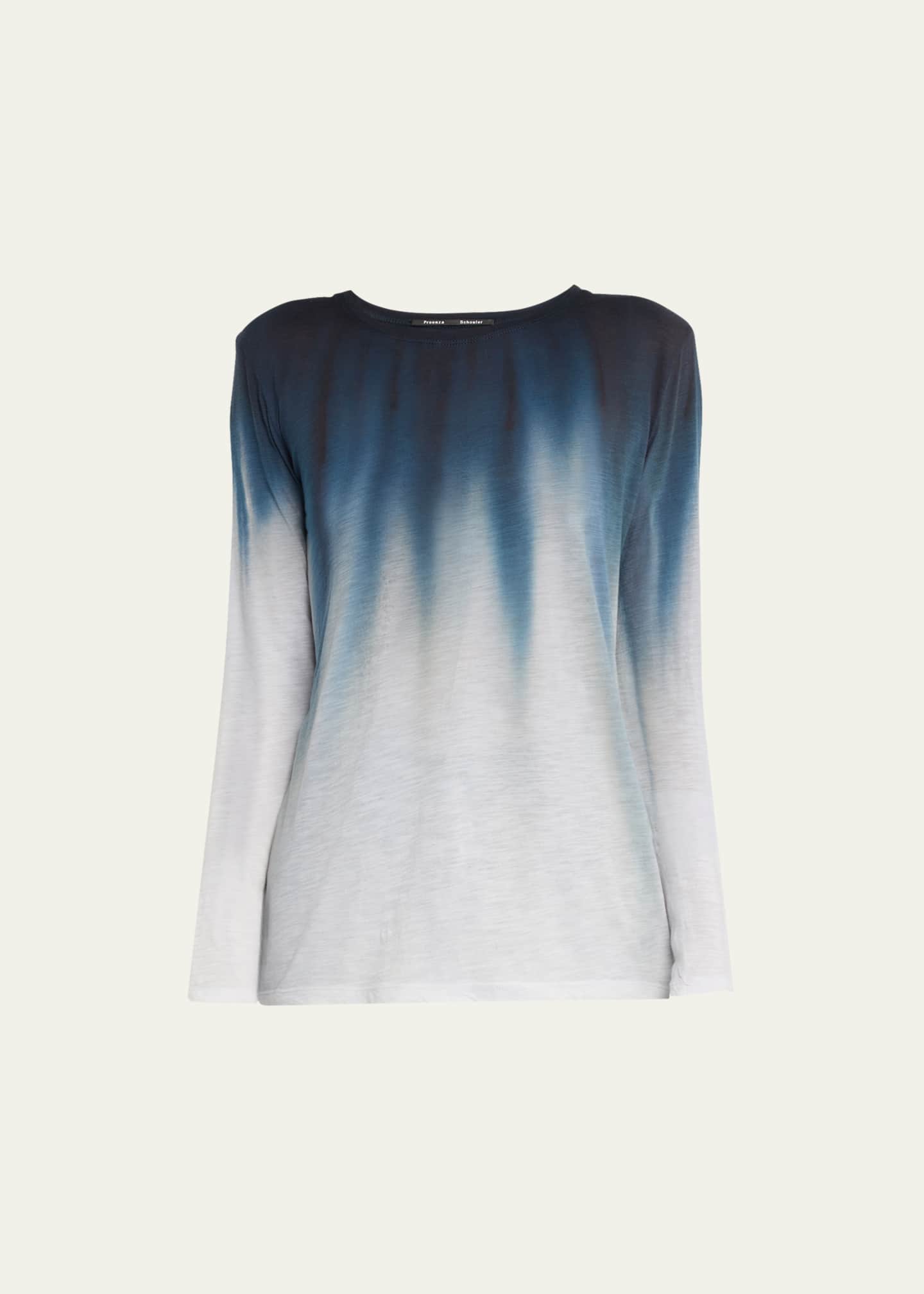 Proenza Schouler Ice Dyed Tissue Jersey Long-Sleeve T-Shirt - Bergdorf ...