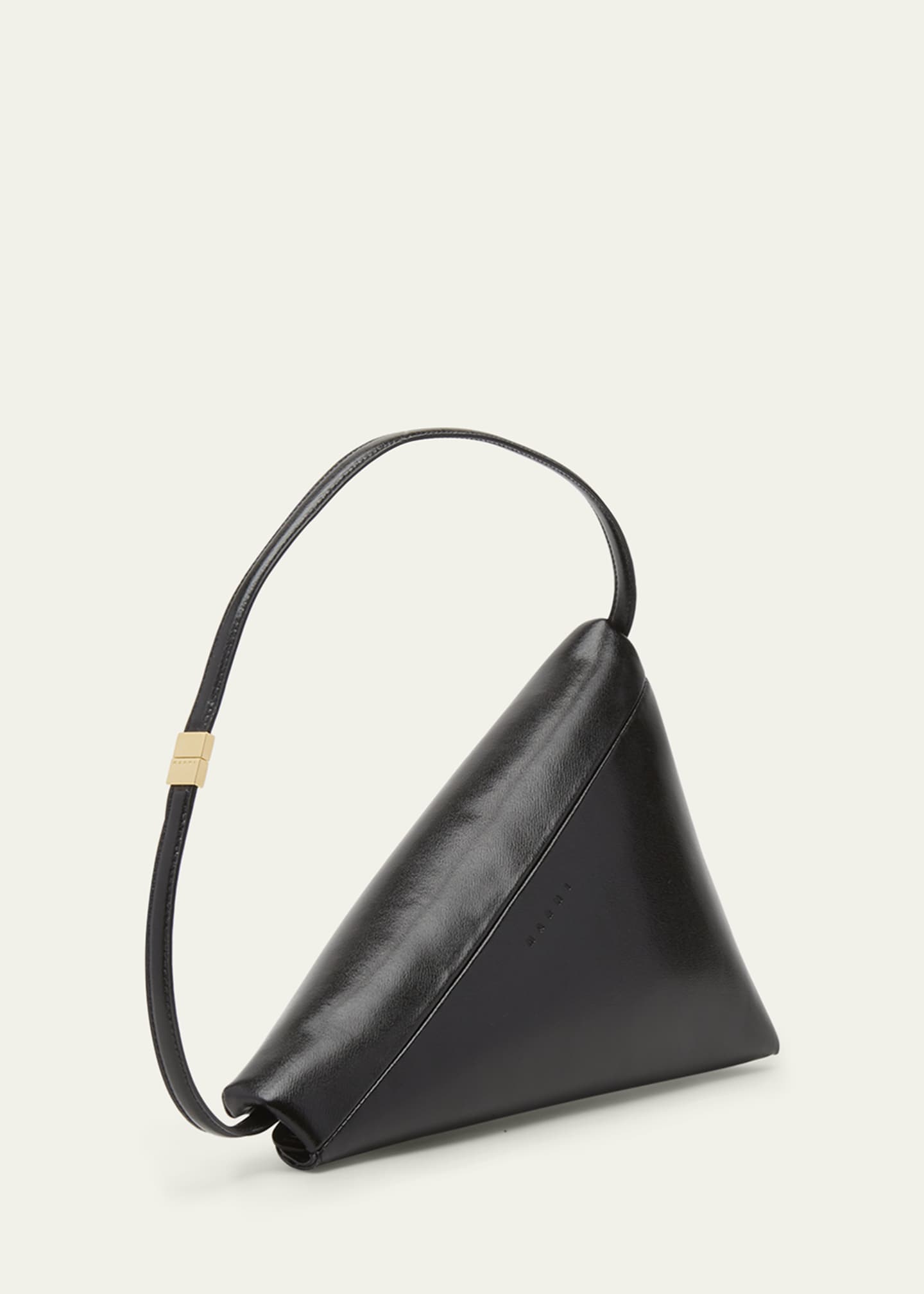 Sand Beige 0 Prada Triangle leather shoulder bag, Prada