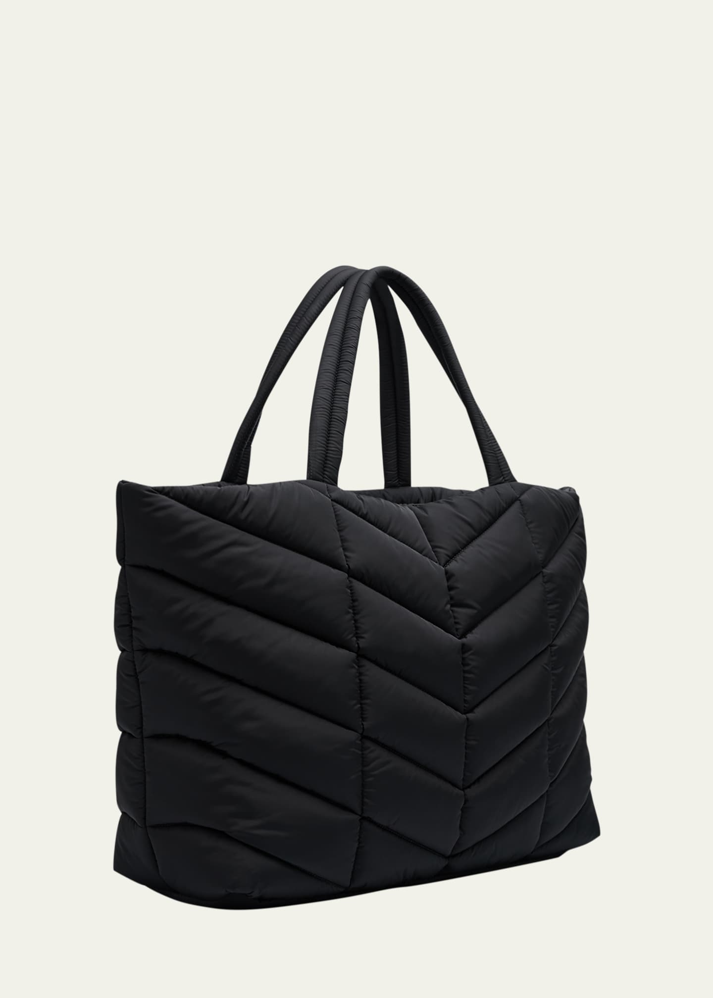 Saint Laurent Men's Nylon Puffer Tote Bag Image 3 of 5
