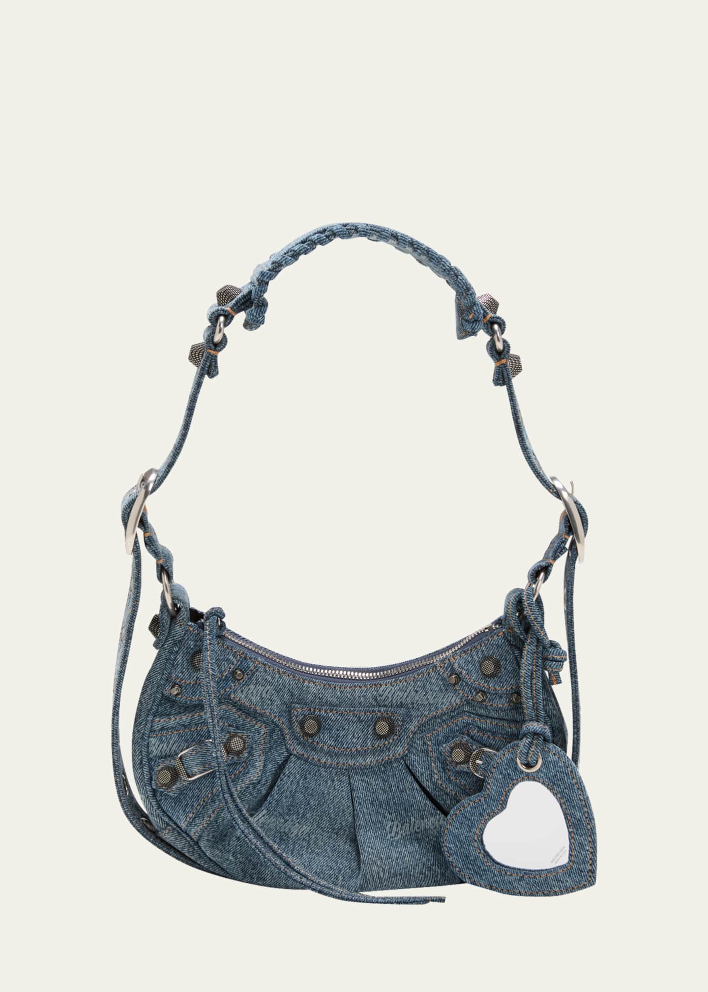 Denim best sale hobo bag