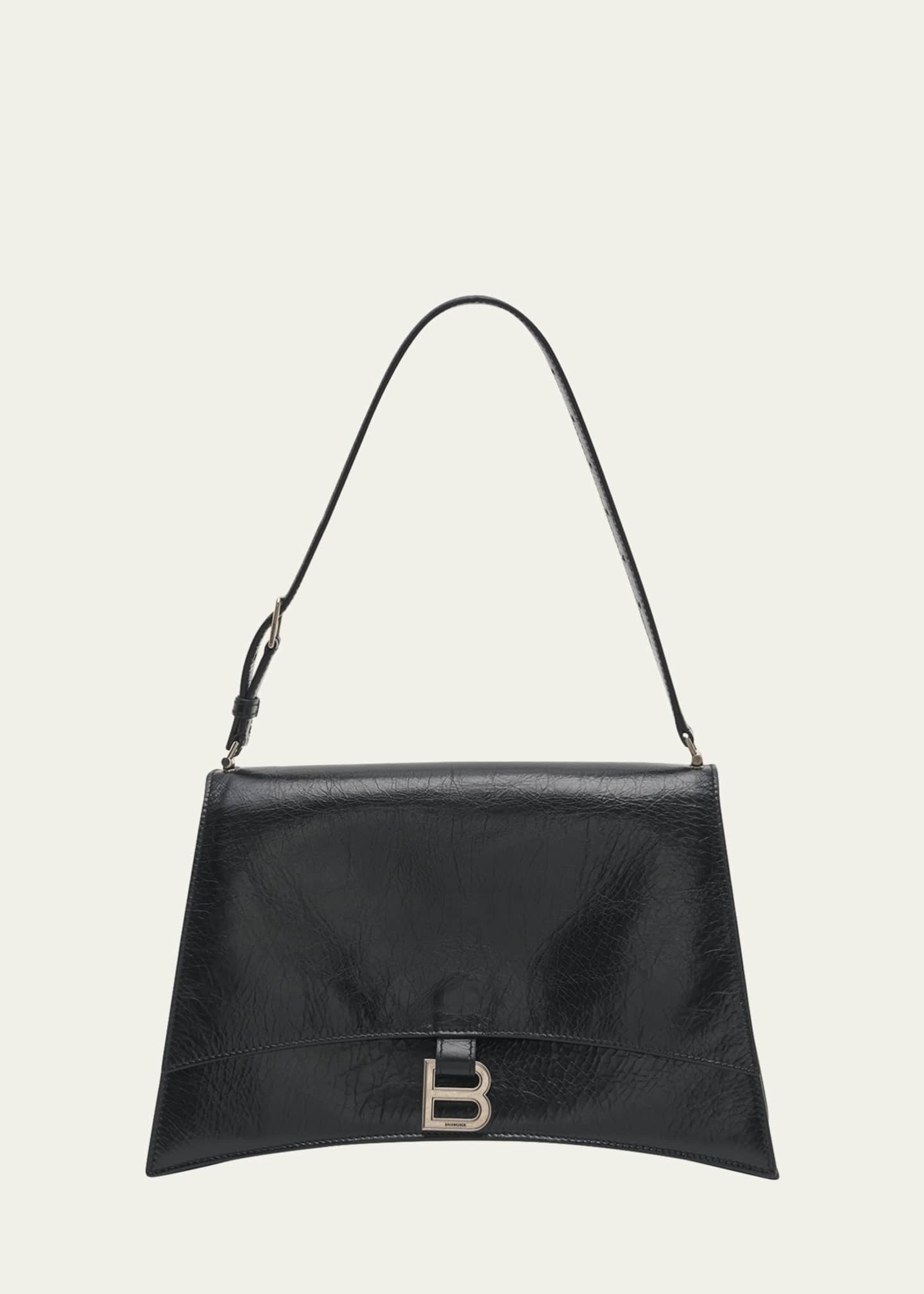 Balenciaga Bazar Leather Chain Shoulder Bag - Bergdorf Goodman