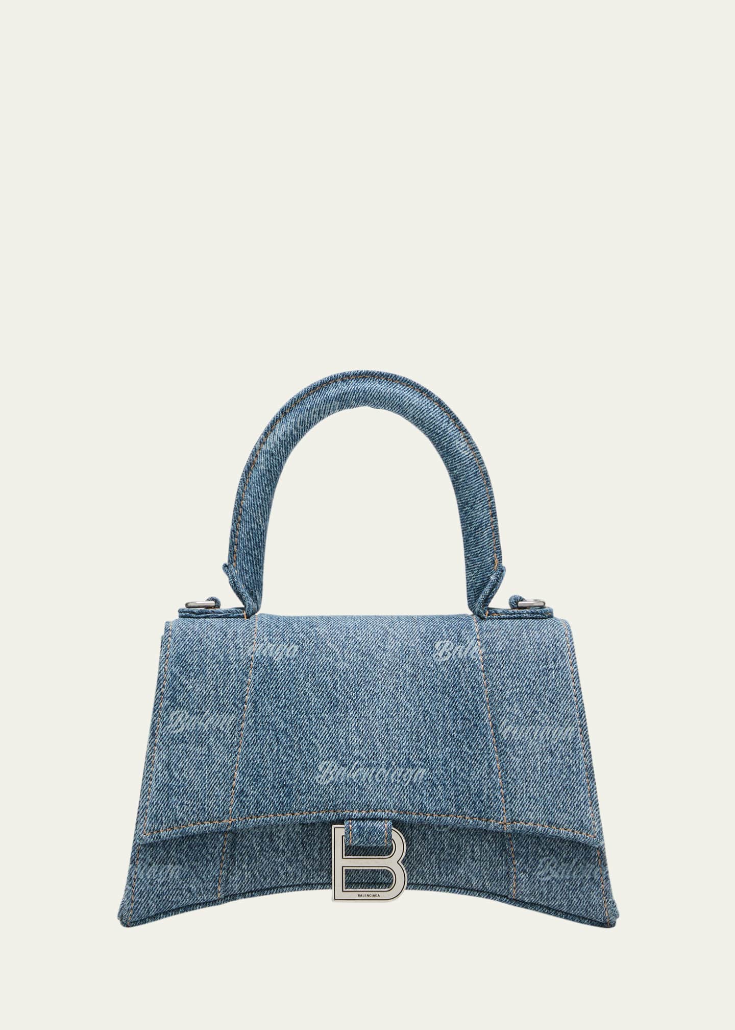 Balenciaga Hourglass Small Leather Top-Handle Bag