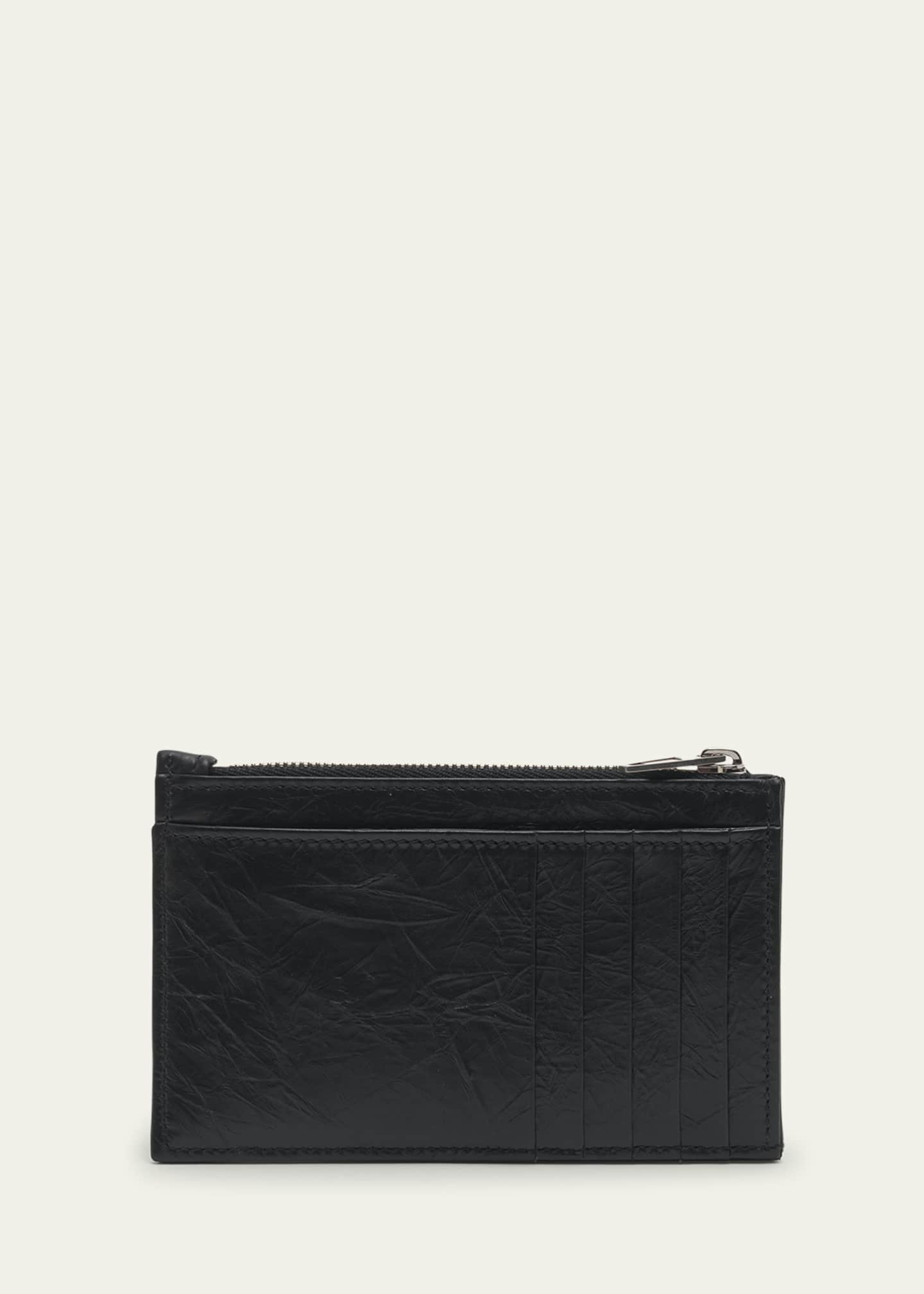 Quilted Leather Card Holder