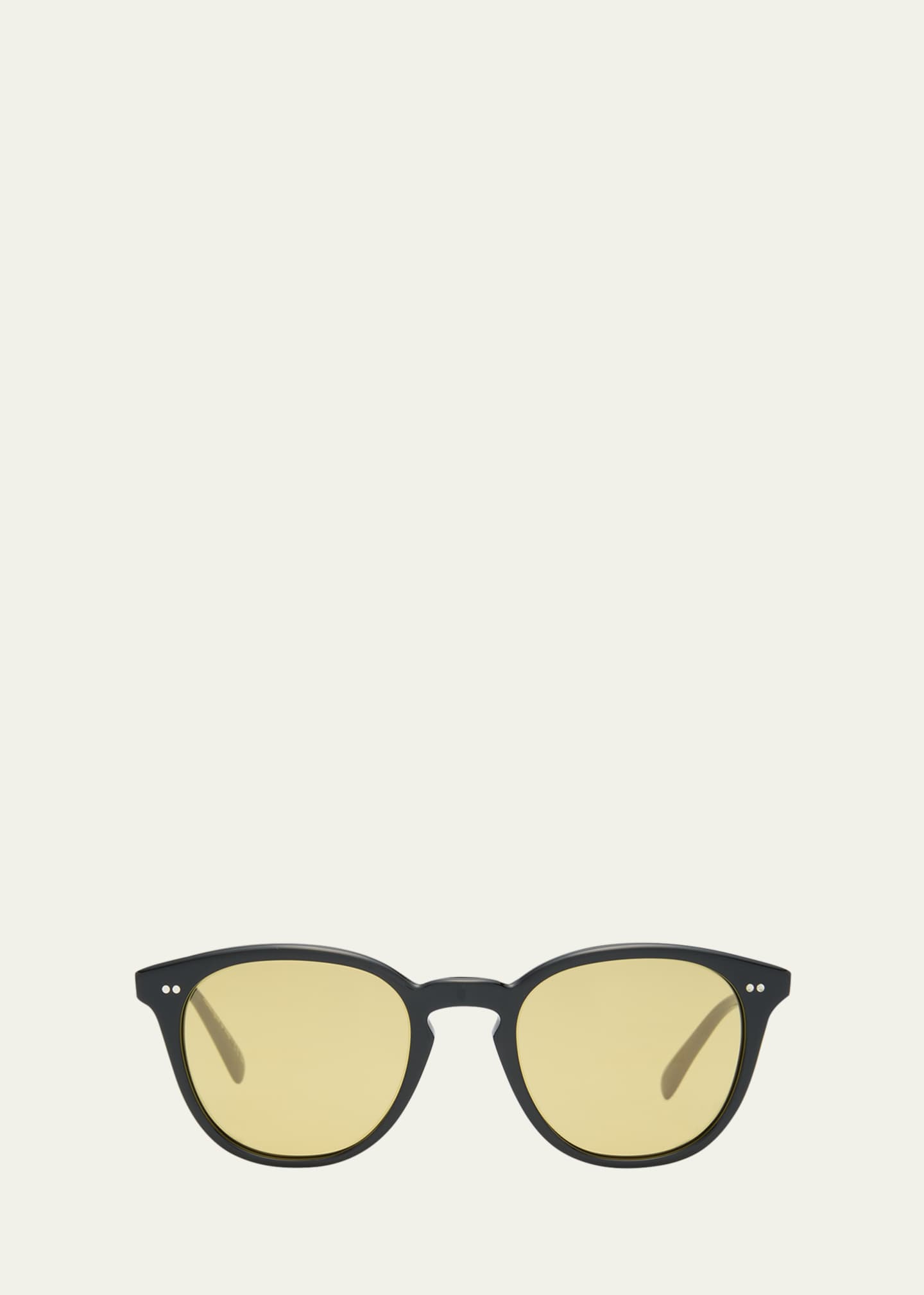 Oliver Peoples Men's Acetate Round Sunglasses Bergdorf Goodman