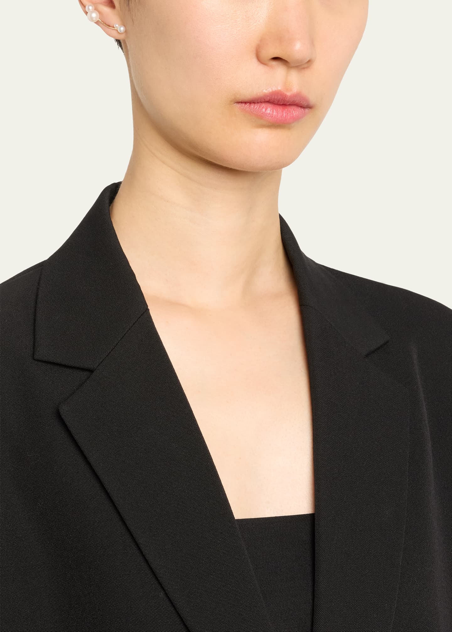 Sophie Bille Brahe 14K Recycled Gold Stellari Single Right Earring with Pearls Image 2 of 4