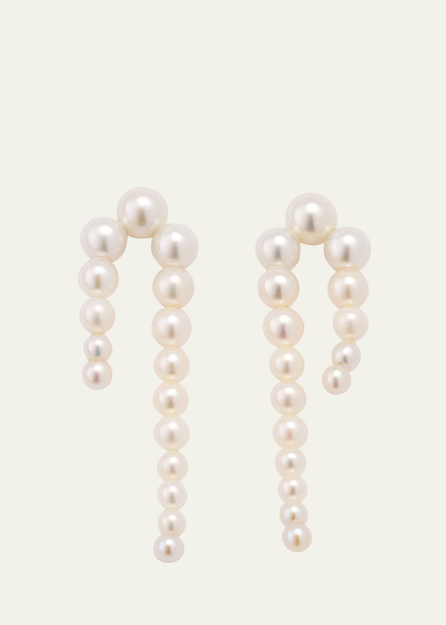 Sophie Bille Brahe 14K Recycled Yg Petite Perle Nuit Earrings with Freshwater Pearls Image 1 of 4