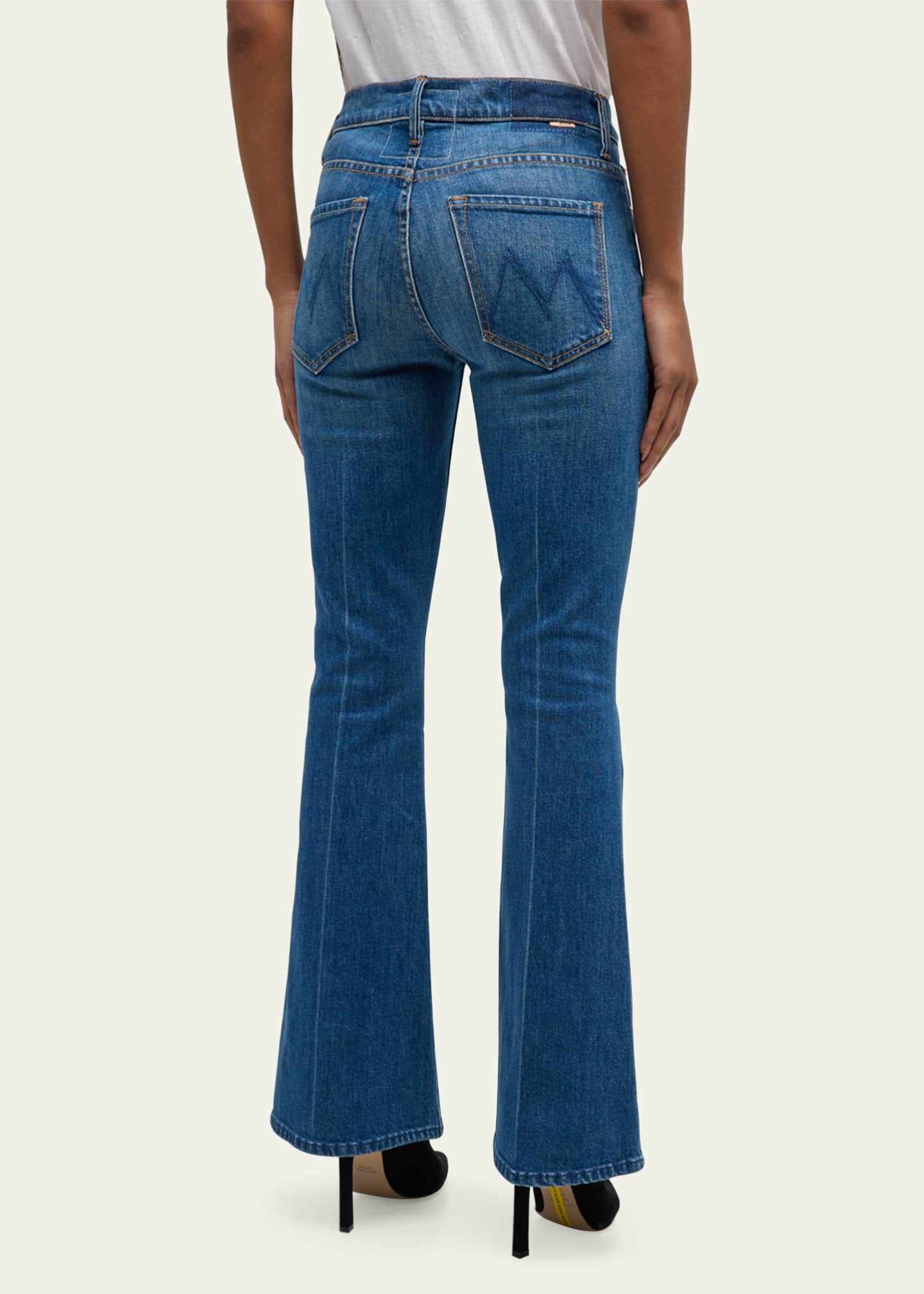 MOTHER The Weekender Flare Jeans - Bergdorf Goodman