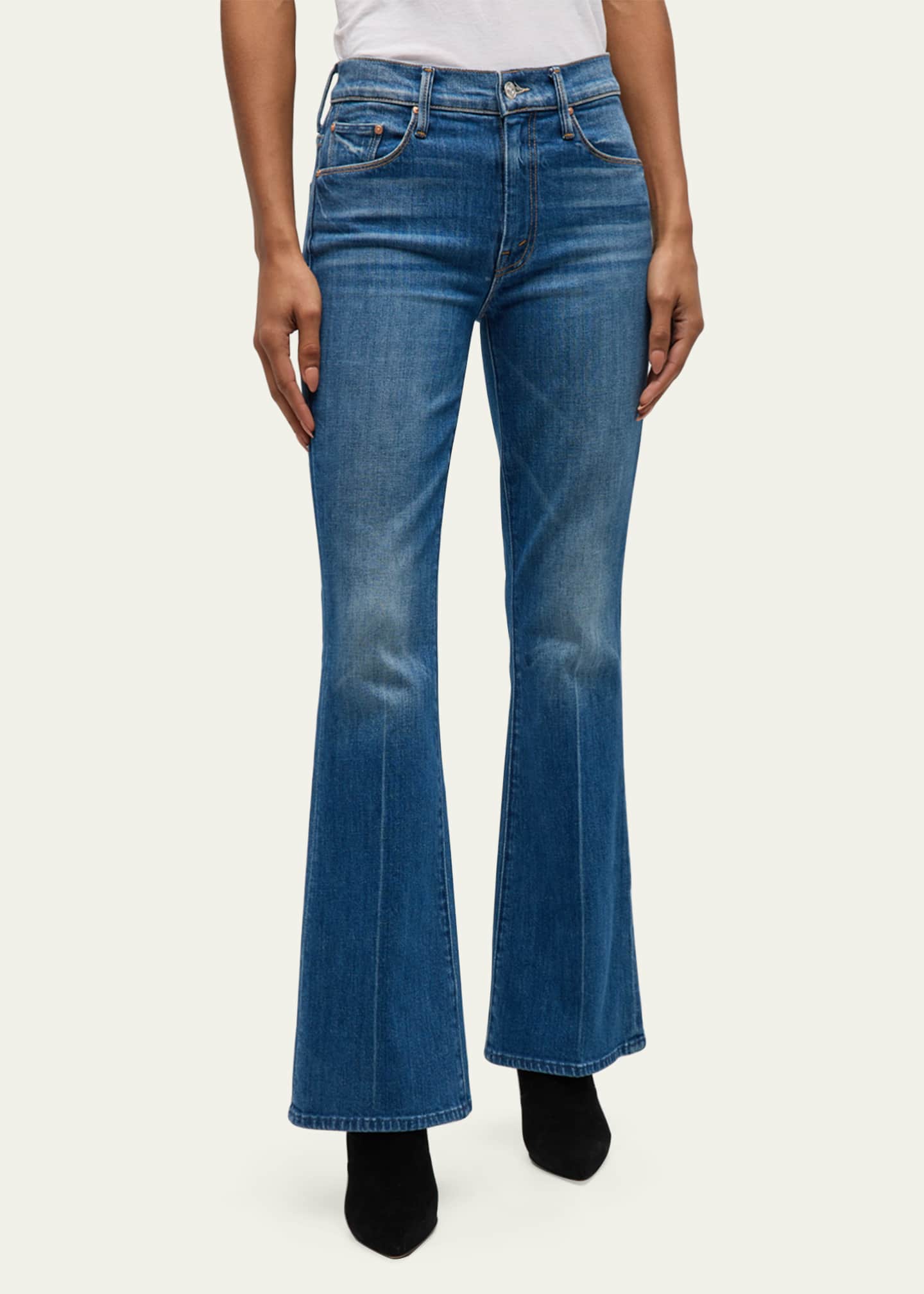 MOTHER The Weekender Flare Jeans - Bergdorf Goodman