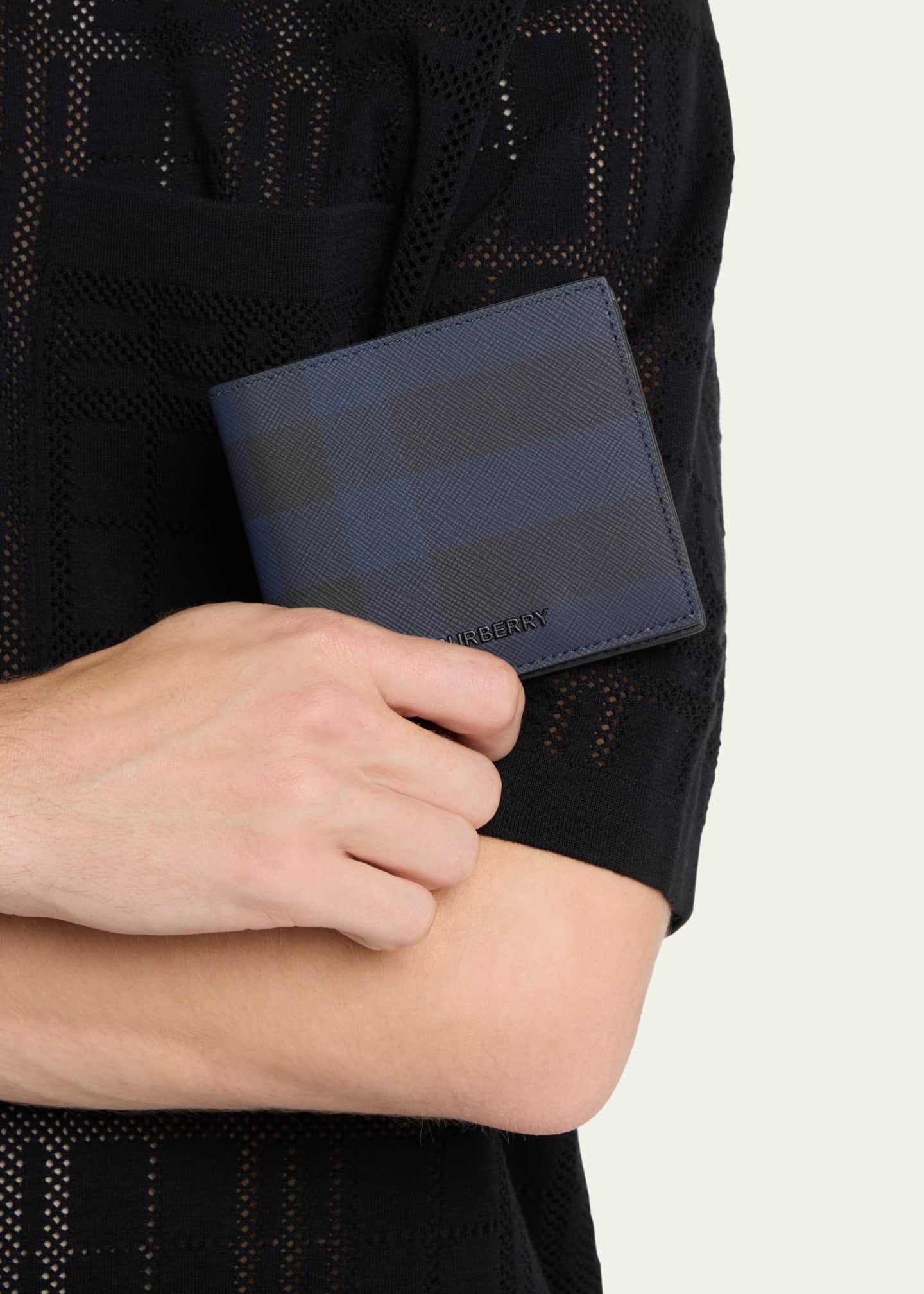 Burberry Men's Check Billfold Wallet