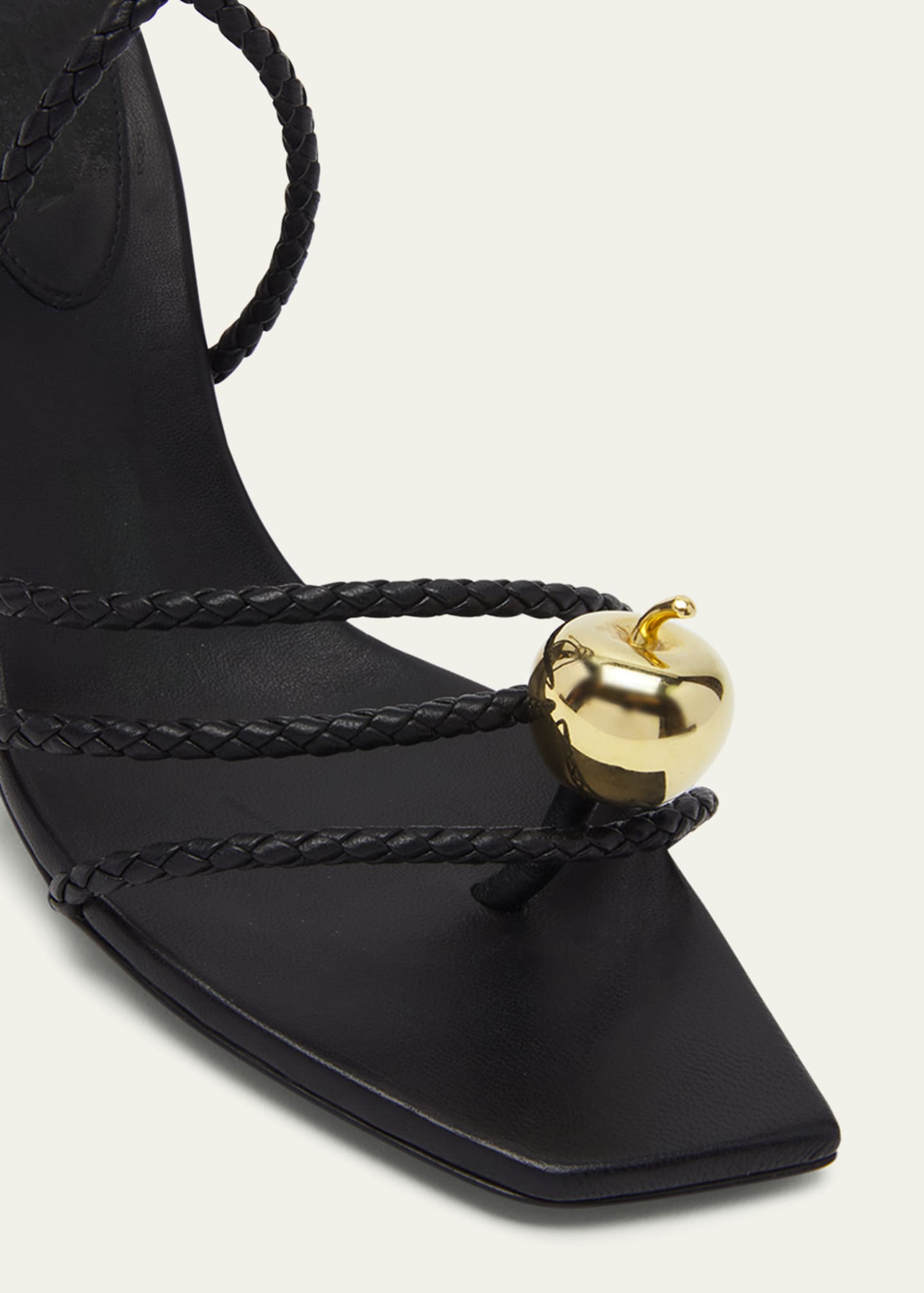 Bottega Veneta Adam Strappy Apple Ankle Wrap sandals