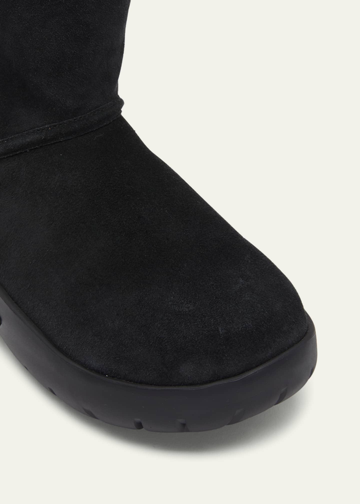 【関税&送料込】Bottega Veneta Snap Suede Ankle Boots Bottega Veneta Snap Suede Chunky Ankle Boots - Bergdorf Goodman