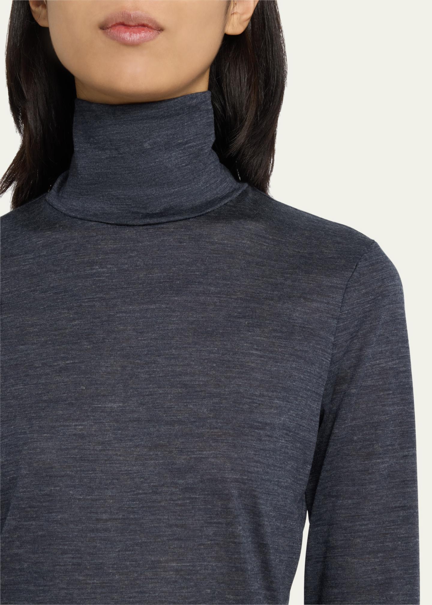 Theory Turtleneck Long-Sleeve Sweater - Bergdorf Goodman