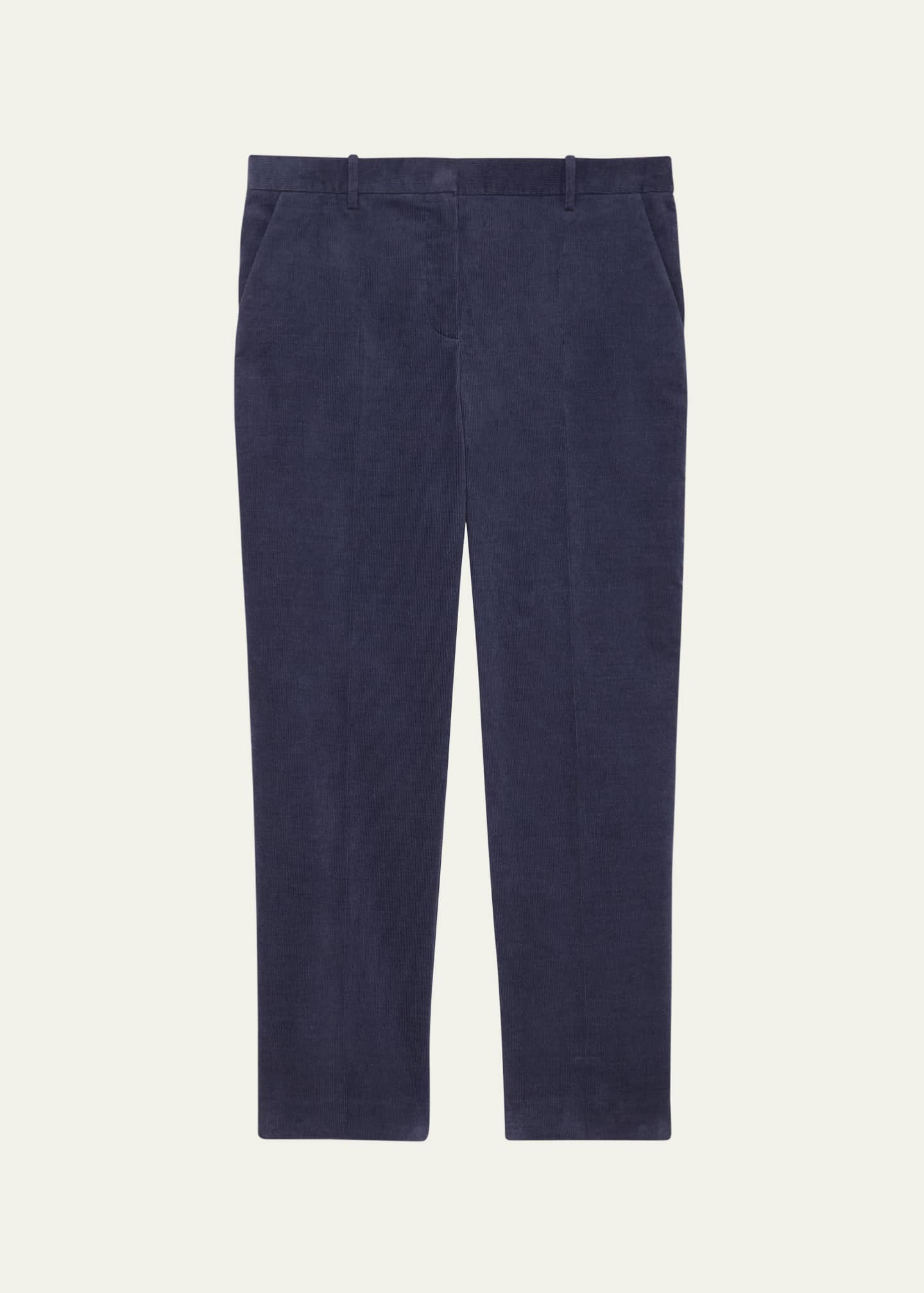 Theory Cropped StraightLeg Corduroy Pants Bergdorf Goodman