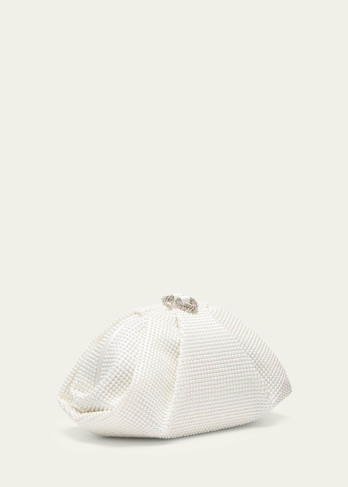 Judith Leiber Couture Gemma Pearly Rhinestone Top-Handle Bag Image 3 of 5