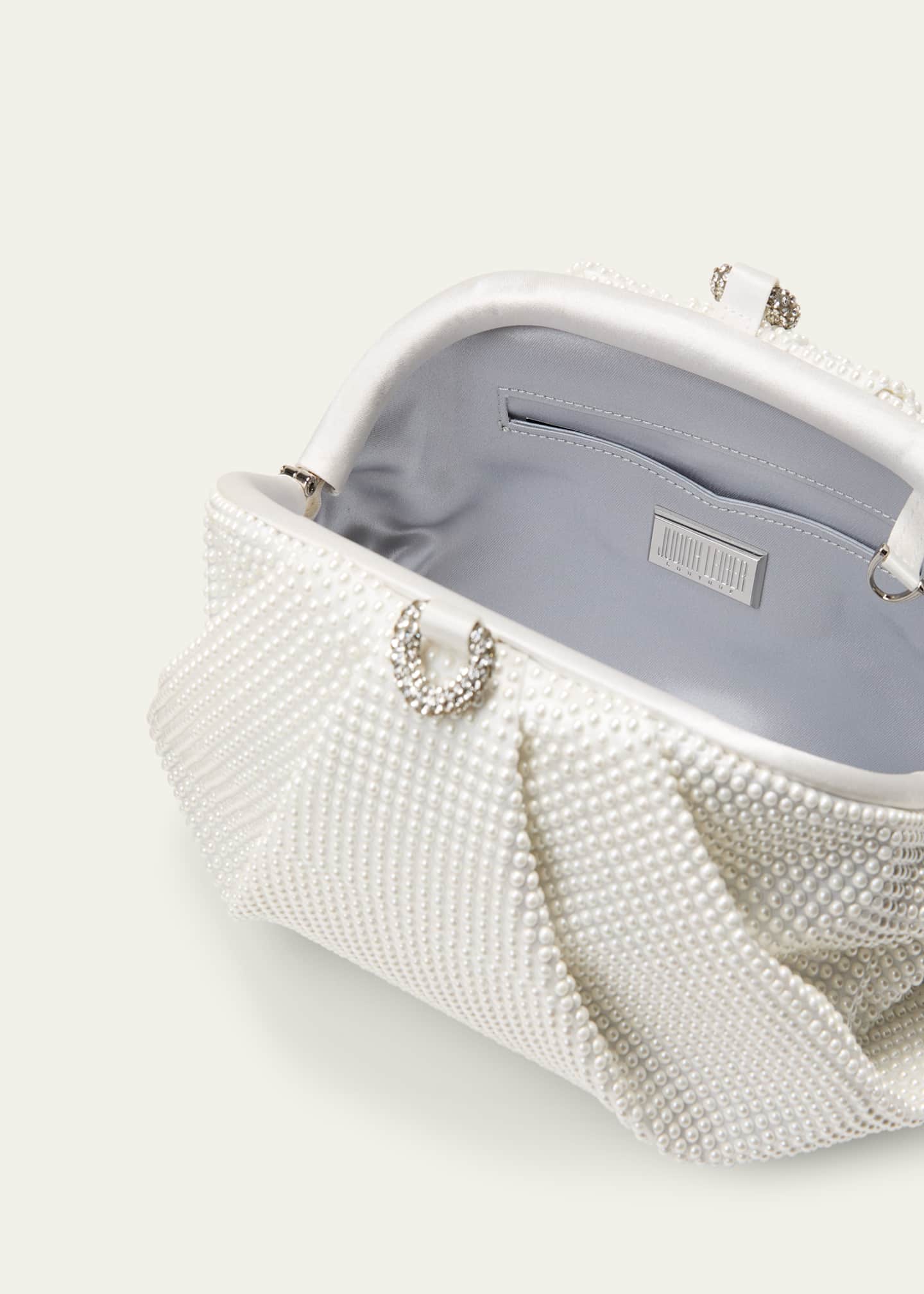 Judith Leiber Couture Gemma Pearly Rhinestone Top-Handle Bag Image 4 of 5