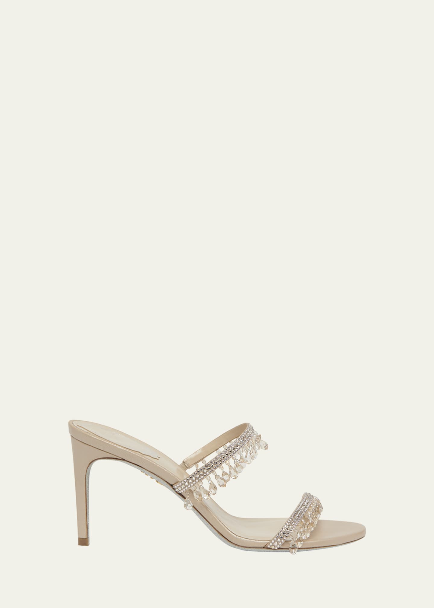 Rene Caovilla Chandelier Two-Band Slide Sandals Image 1 of 5
