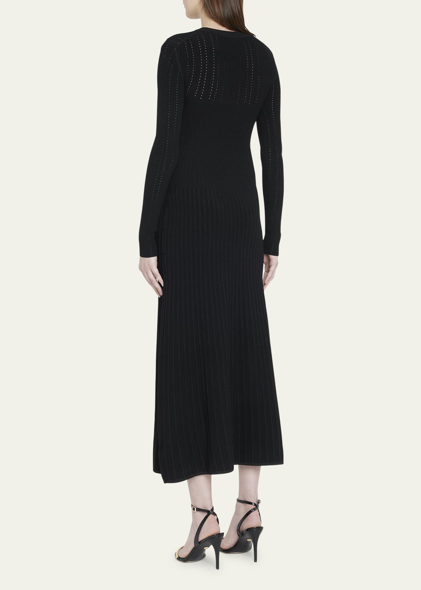 Veronica Beard Nami Pointelle Knit Maxi Dress Bergdorf Goodman