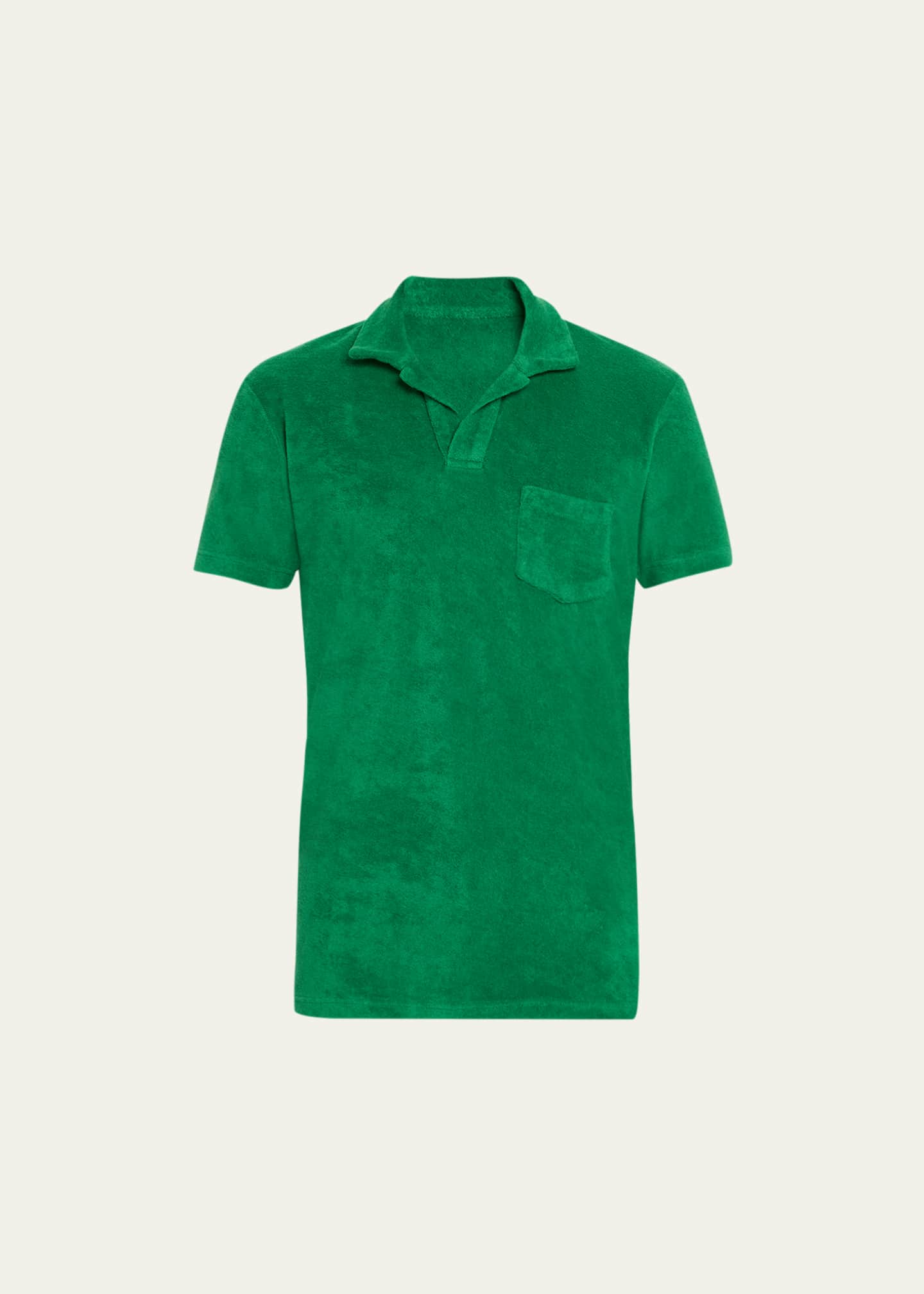 Orlebar Brown Men's Terry Resort Polo Shirt - Bergdorf Goodman