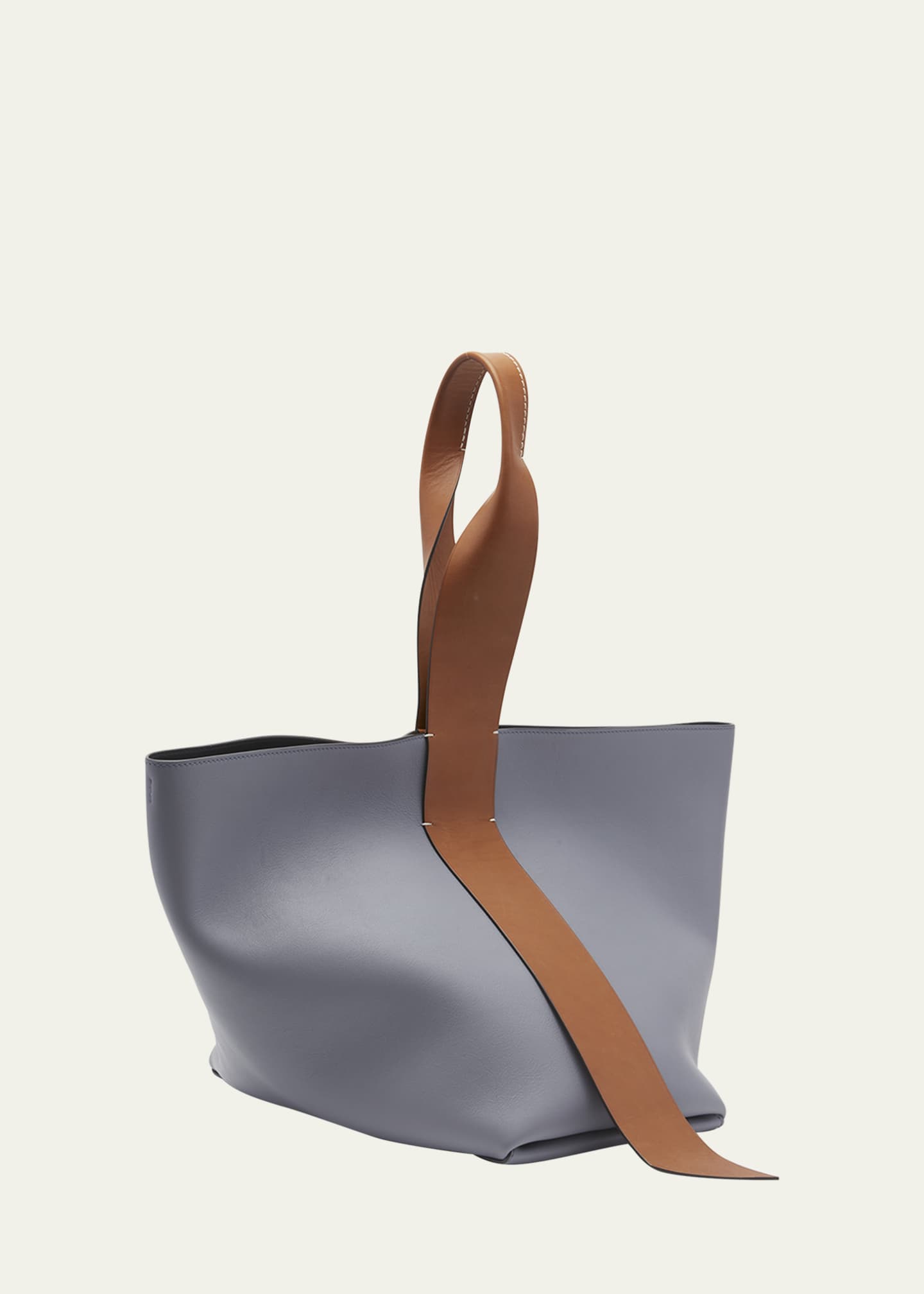 Jil Sander Medium Leather Twist Shoulder Bag