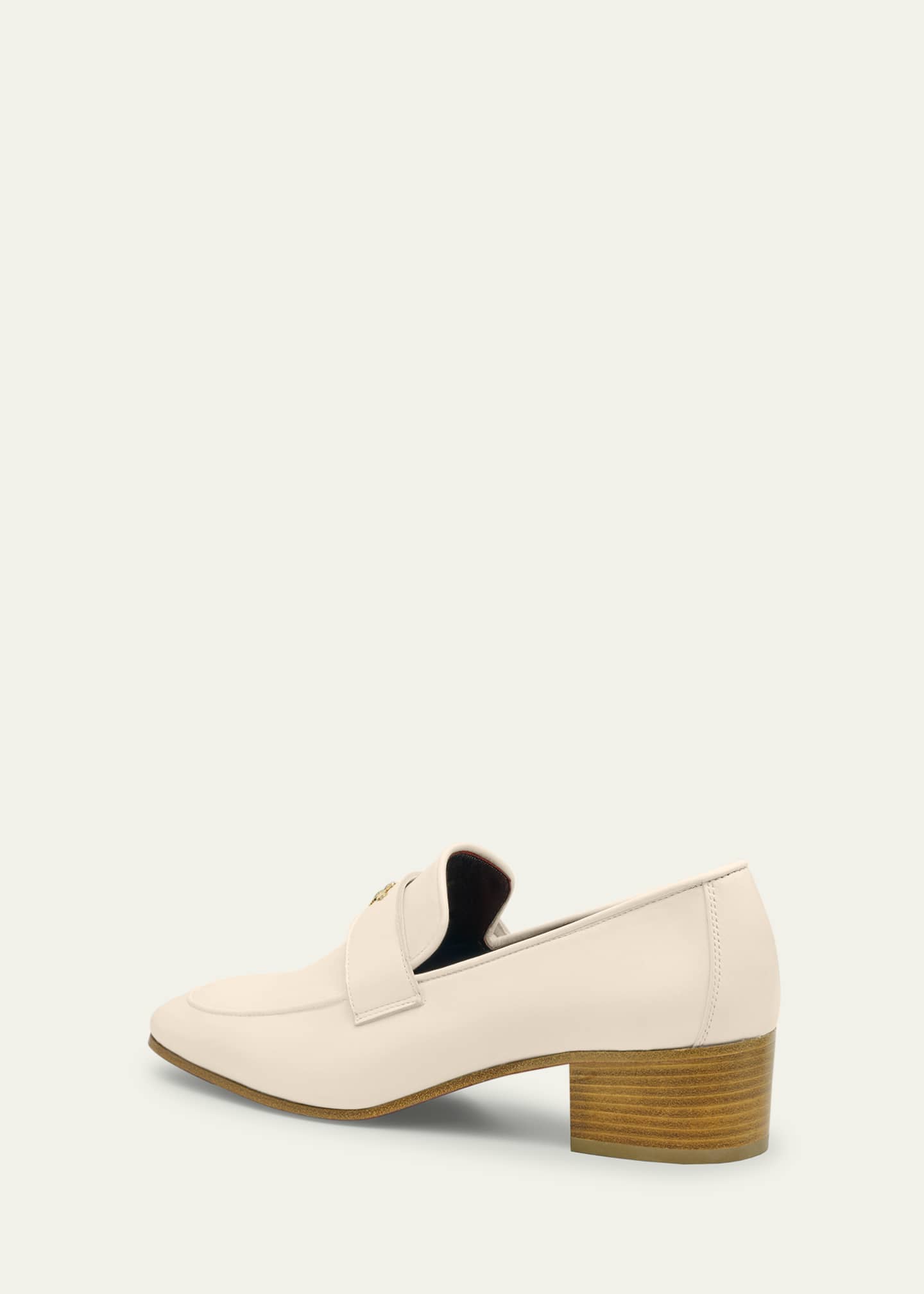 Bougeotte Leather Heeled Loafers Image 4 of 5