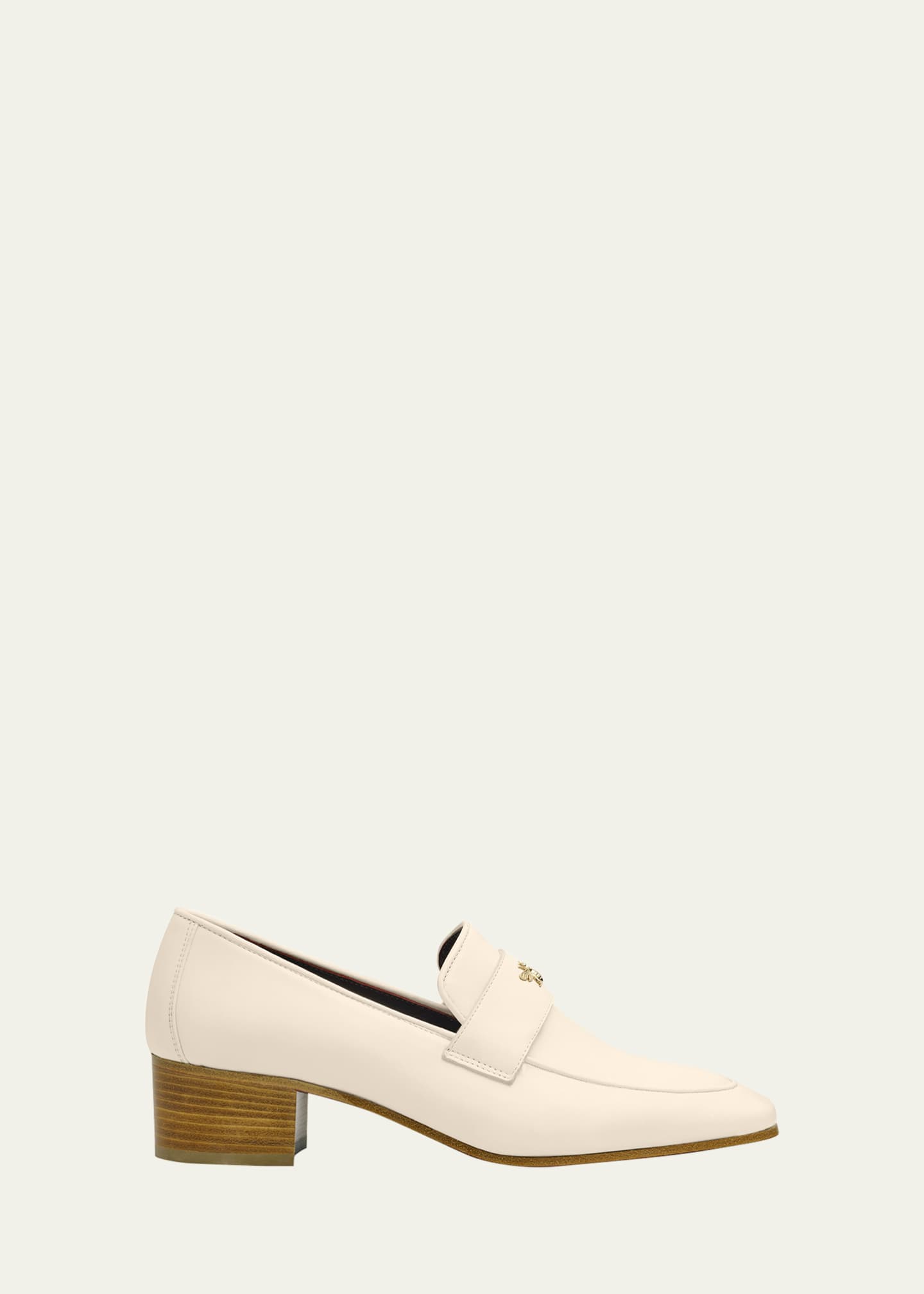 Bougeotte Leather Heeled Loafers Image 1 of 5