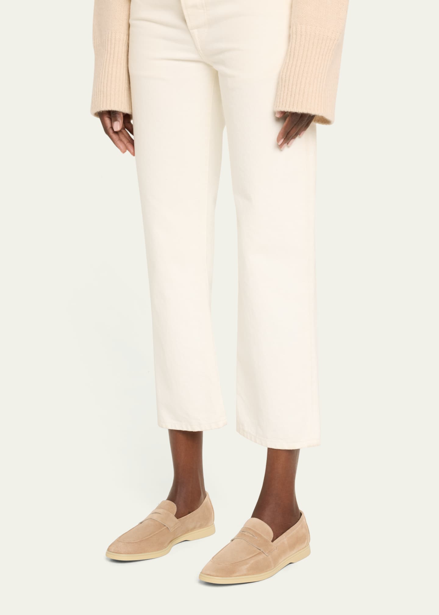 Bougeotte Suede Casual Penny Loafers - Bergdorf Goodman
