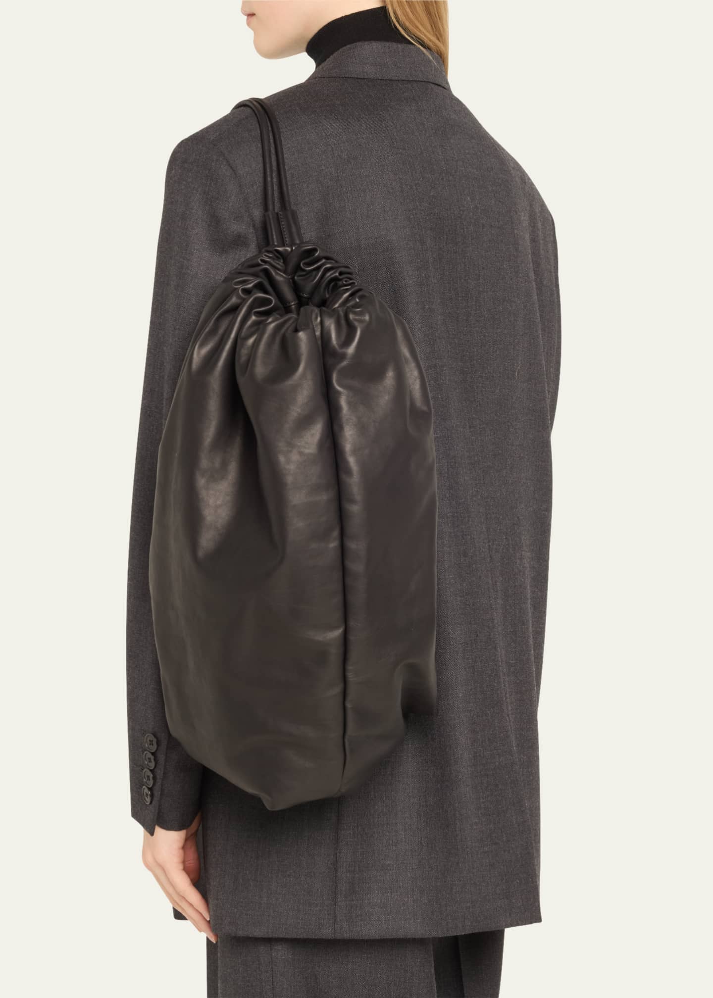 The row leather hot sale backpack