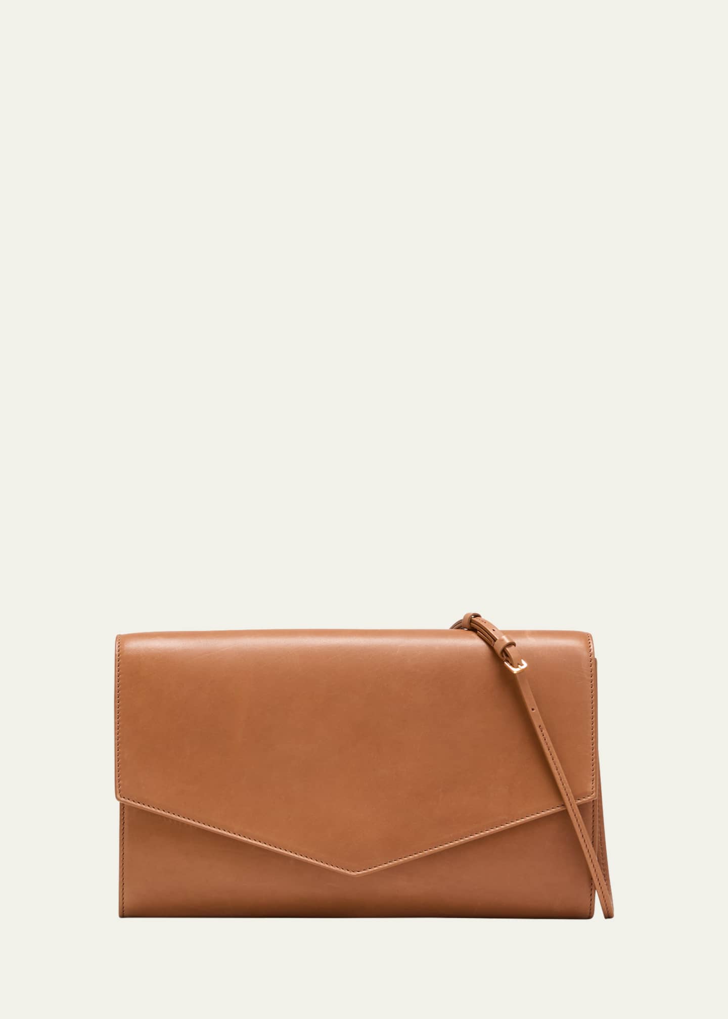 THE ROW Large Envelope Crossbody Bag in Napa Leather