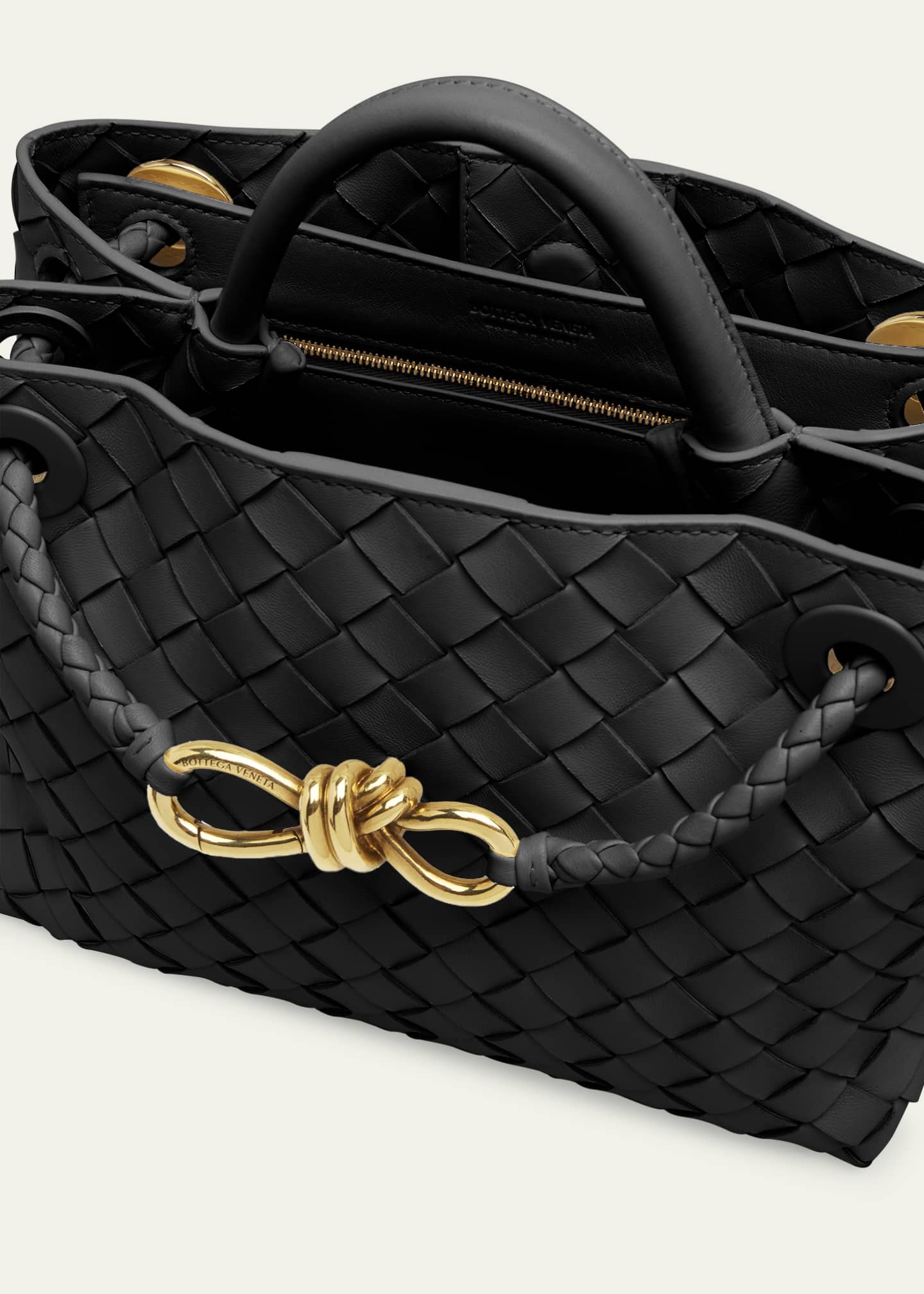 SMALL ANDIAMO LEATHER TOTE BAG for Women - Bottega Veneta