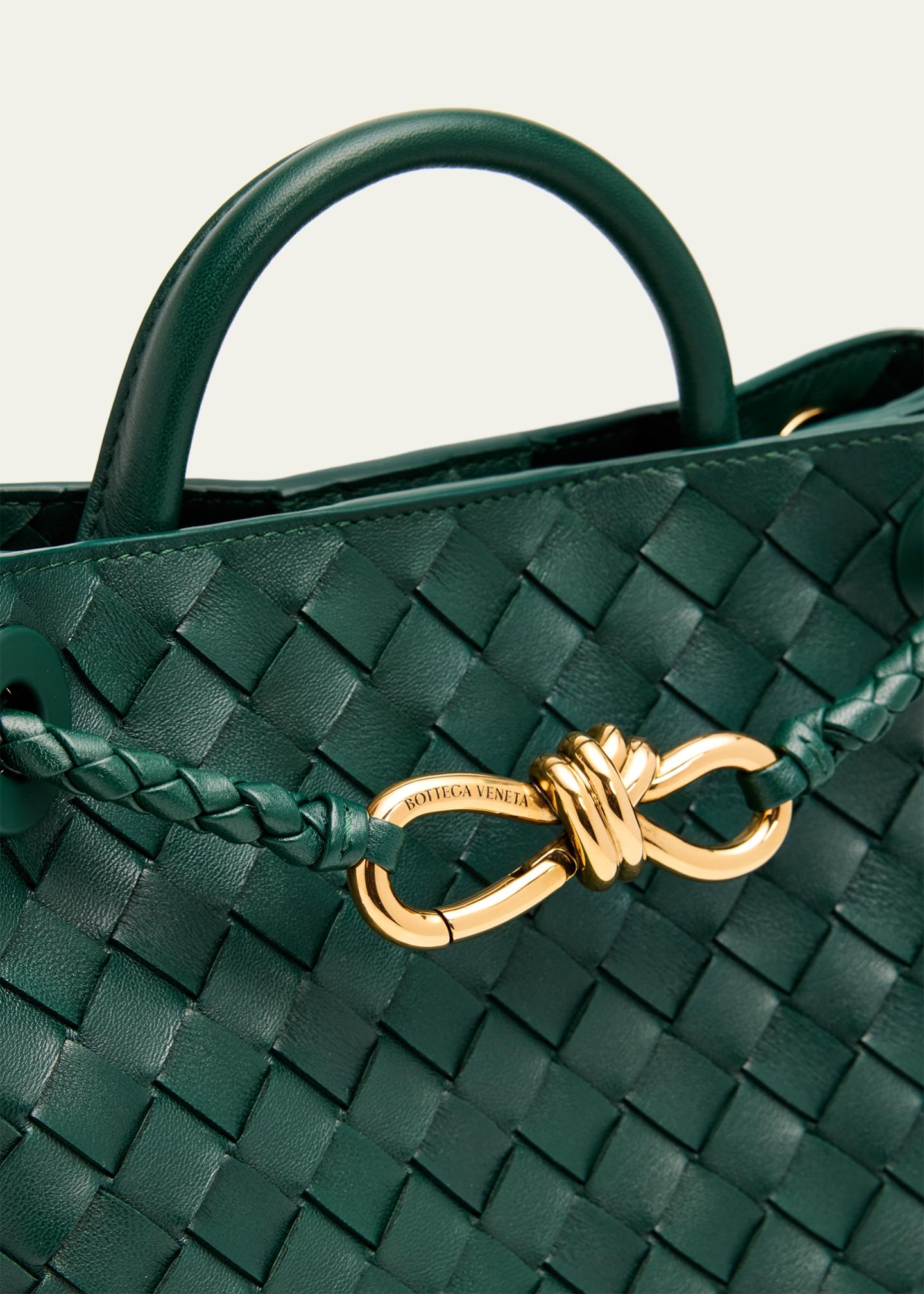 Bottega Veneta Andiamo Small Leather Top-Handle Bag - Bergdorf Goodman
