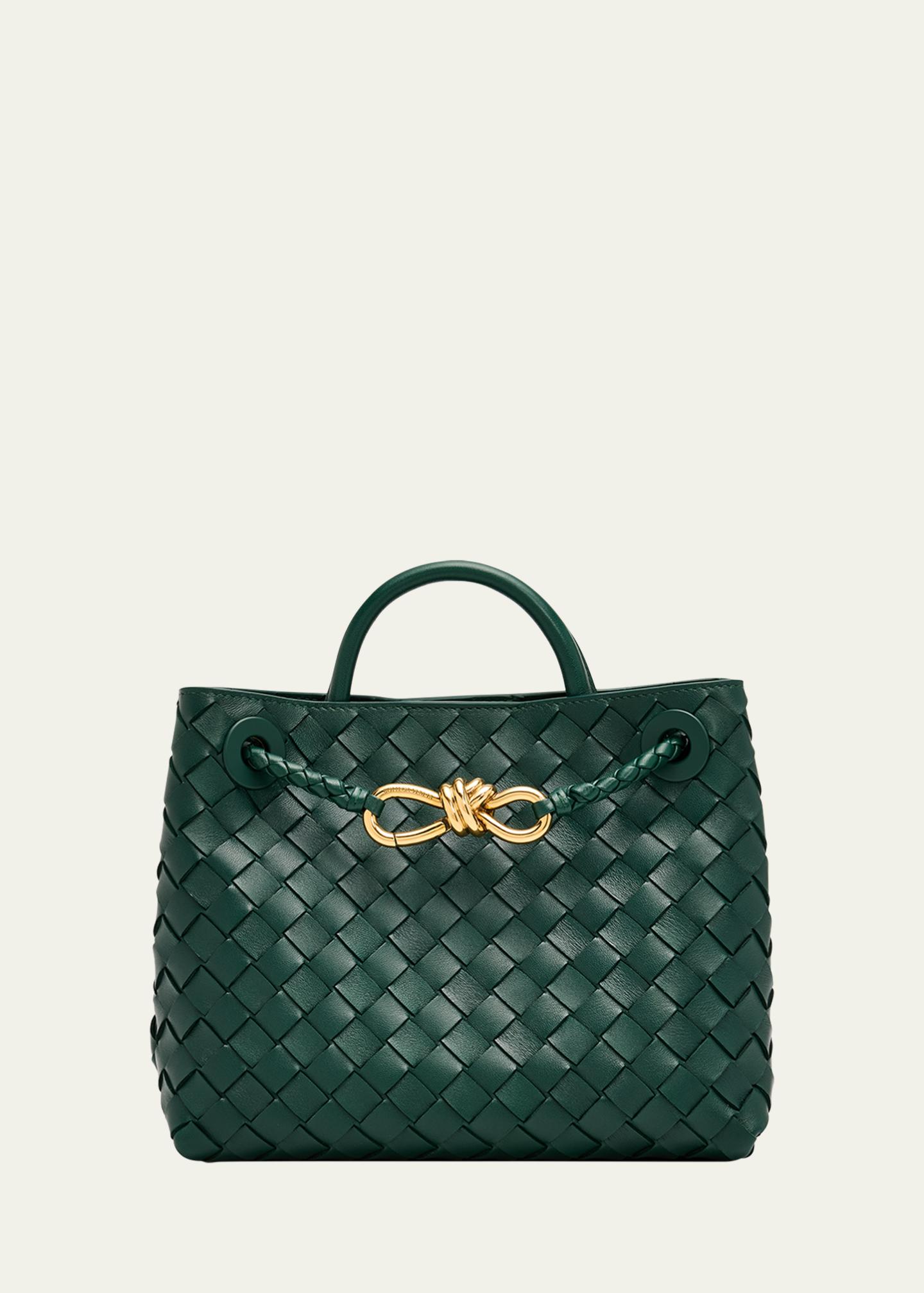 Bottega Veneta Andiamo Small Leather Top-Handle Bag - Bergdorf Goodman