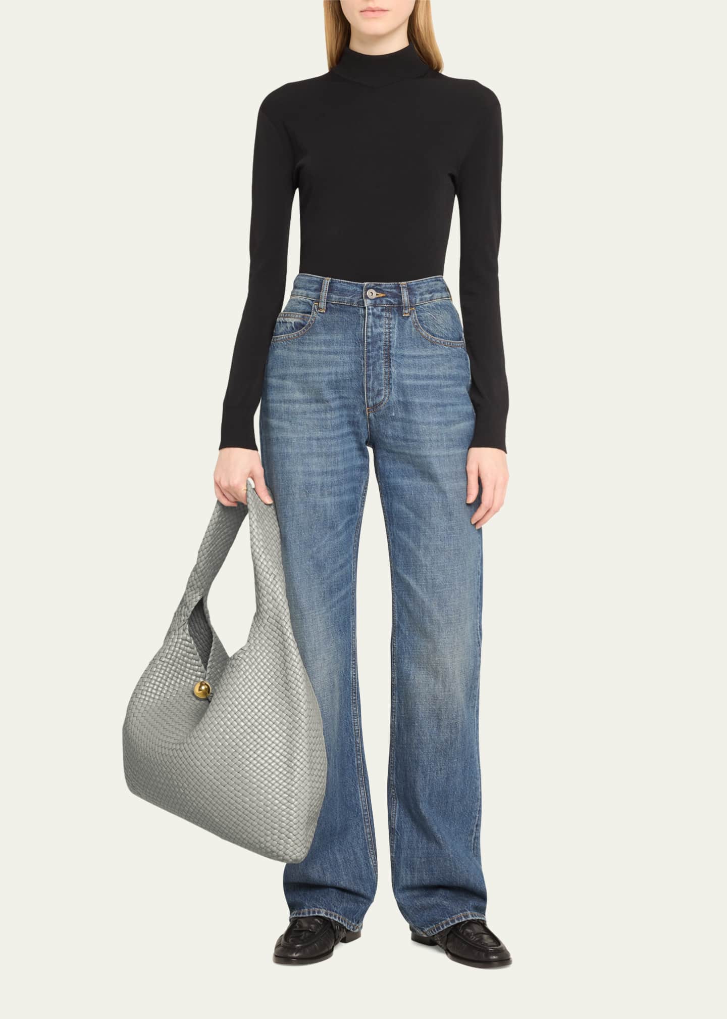 Bottega Veneta Large Hop Bag Image 5 of 5
