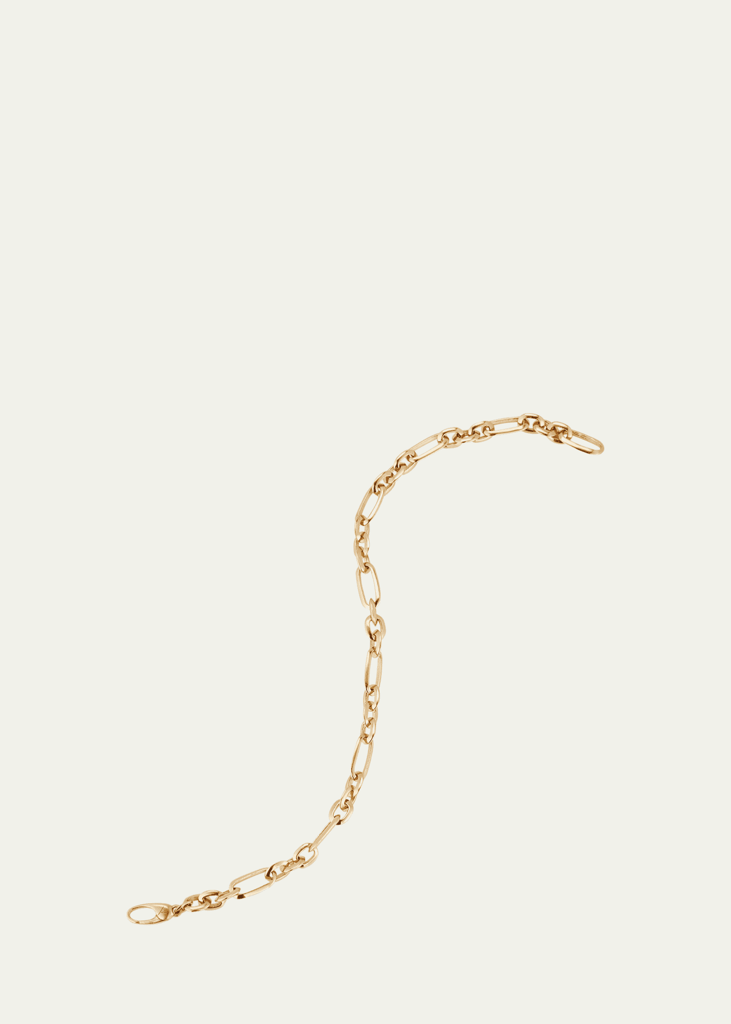 Lizzie Mandler Fine Jewelry 18K Yellow Gold Figaro Chain Link Bracelet Image 3 of 4
