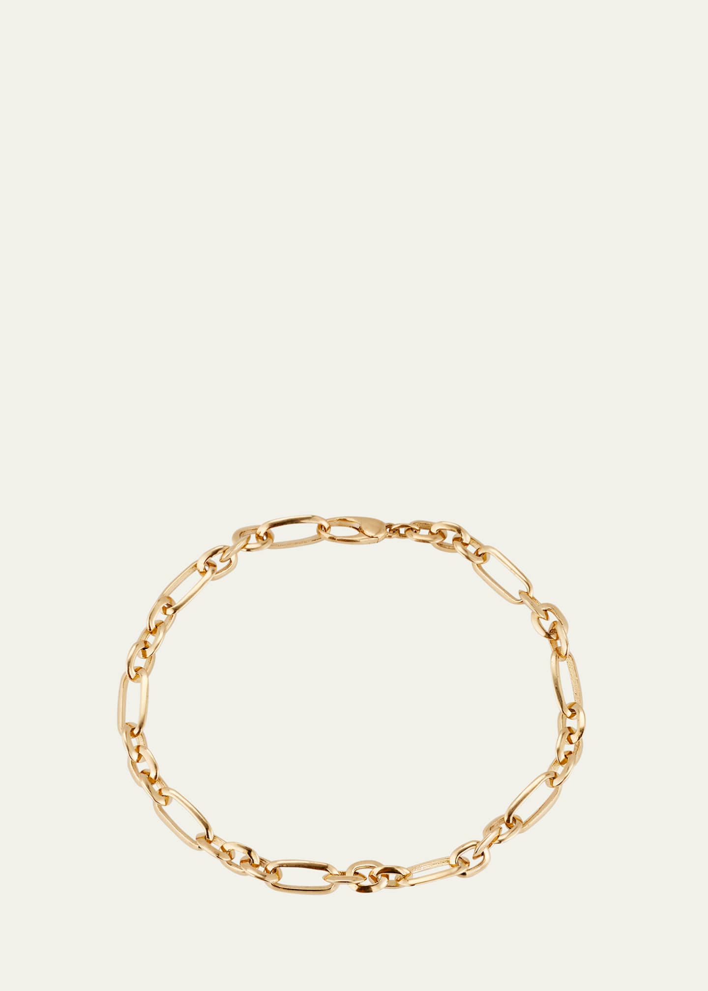 Lizzie Mandler Fine Jewelry 18kt Yellow Gold Figaro-Link Chain Bracelet