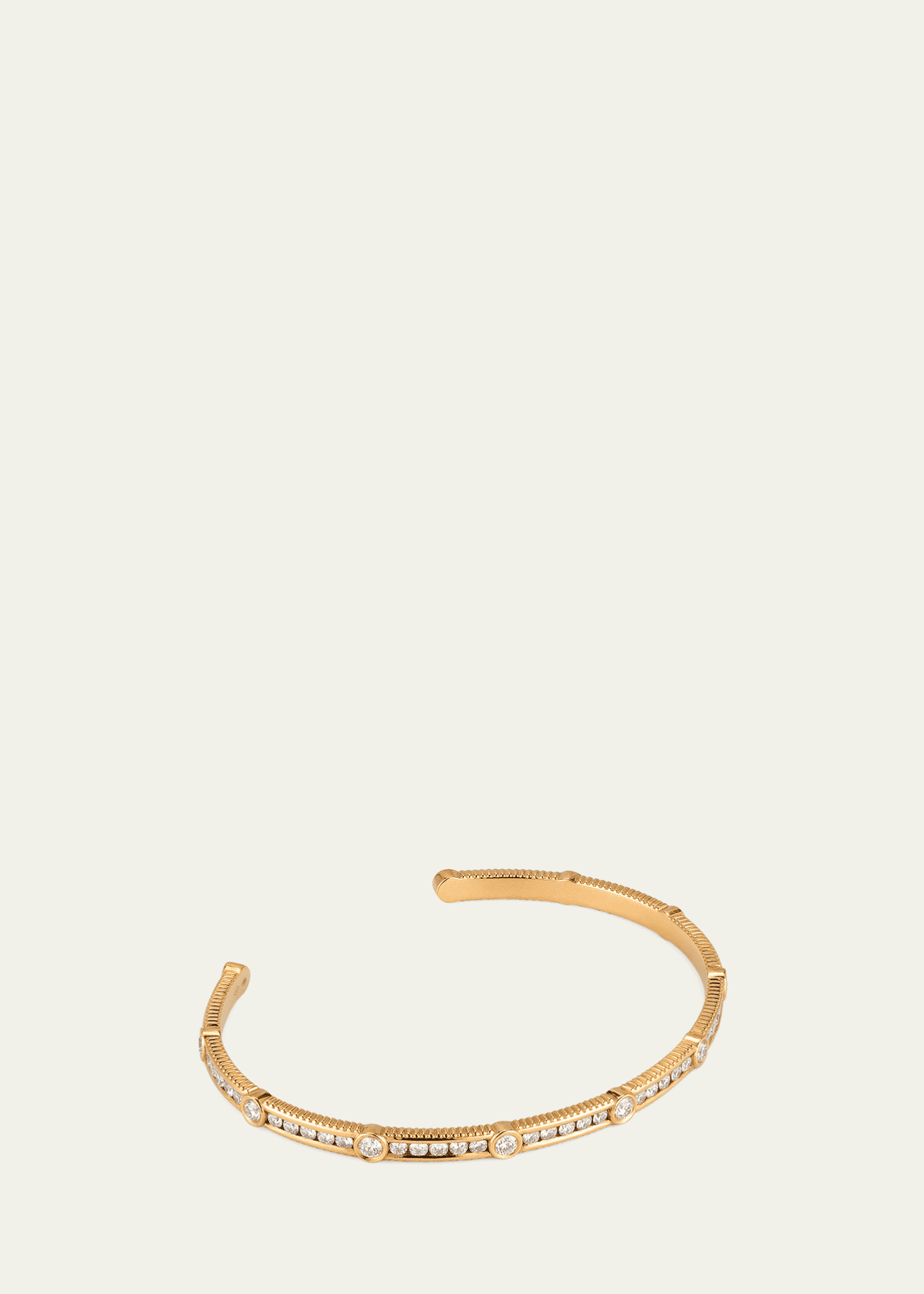 Viltier 18K Rayon Diamond Bangle Image 3 of 4