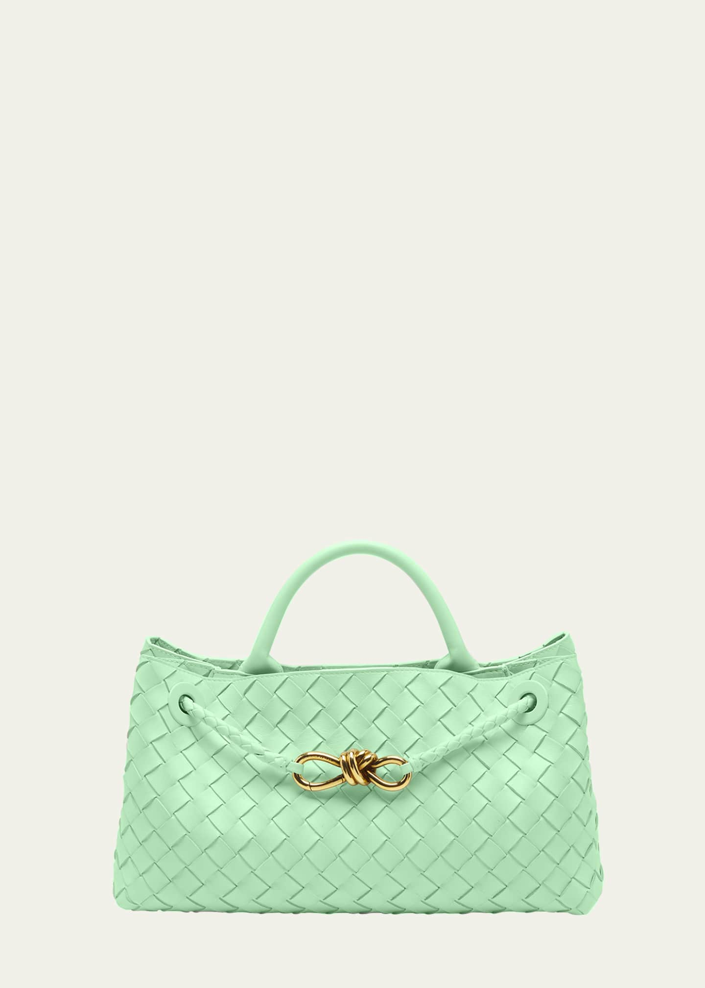 Bottega Veneta Andiamo Intrecciato Leather Shoulder Bag - Bergdorf Goodman