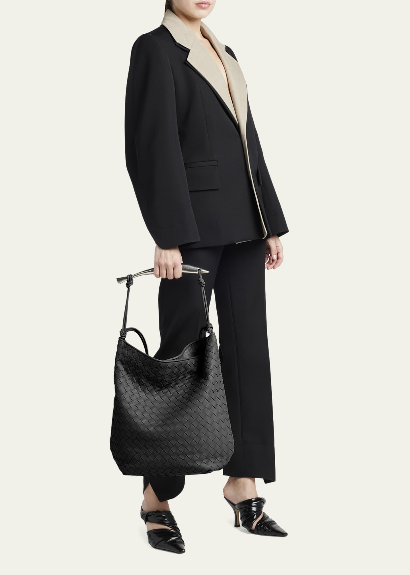 Bottega Veneta Sardine Large Intrecciato Leather Hobo Bag Bergdorf Goodman