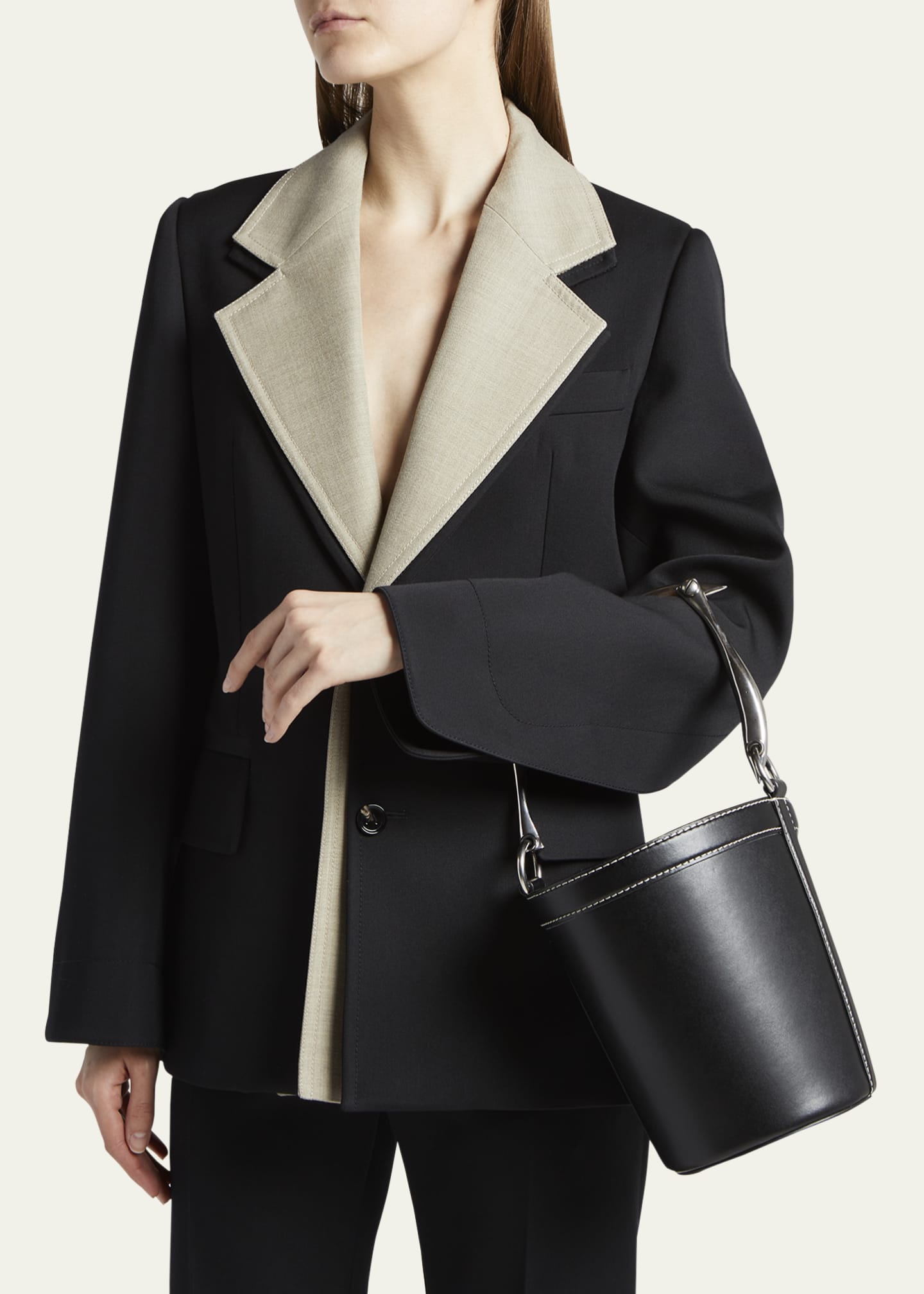 Celine Triomphe Bucket Bag Micro