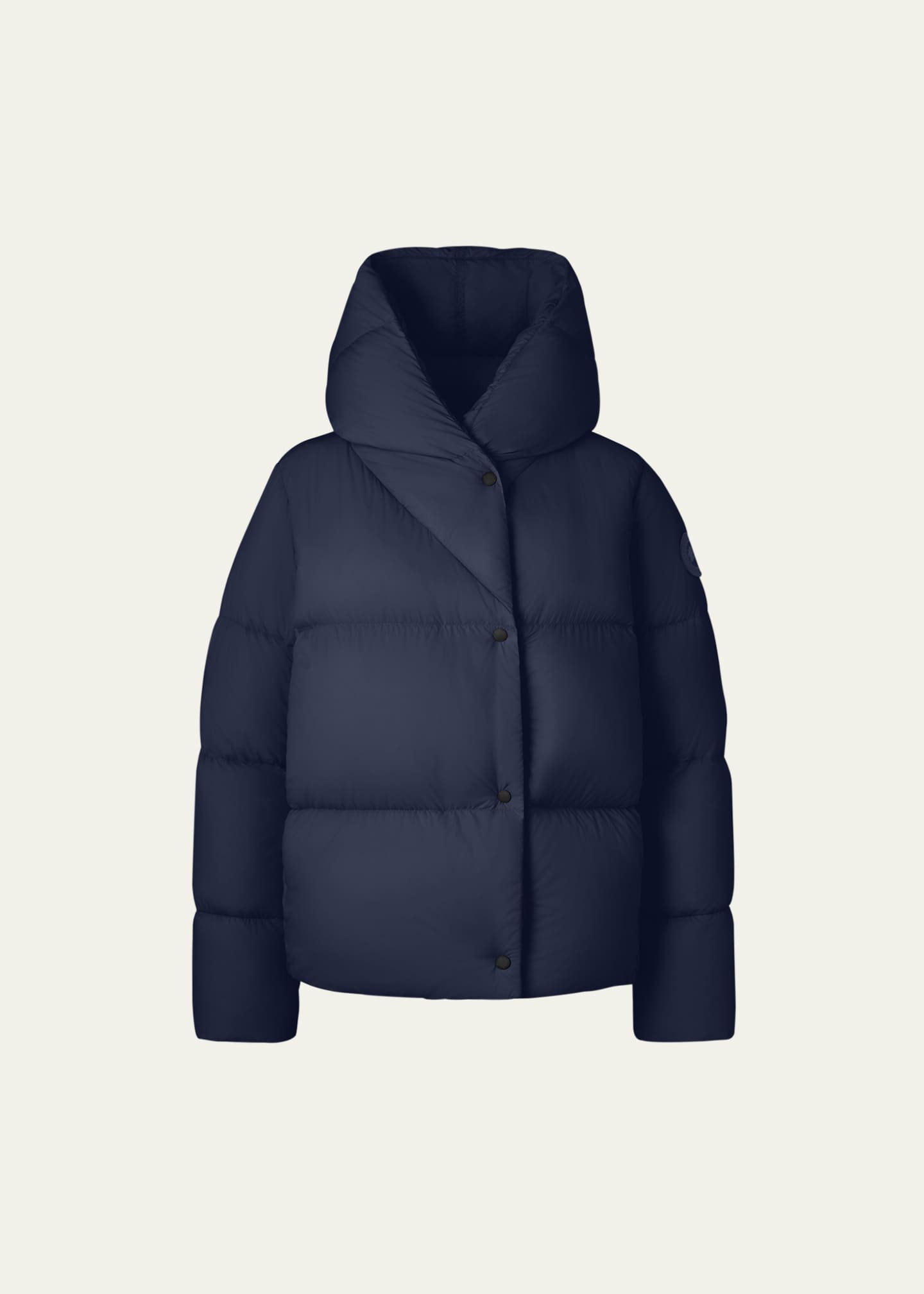 Hooded Puffer Jacket - Night Blue