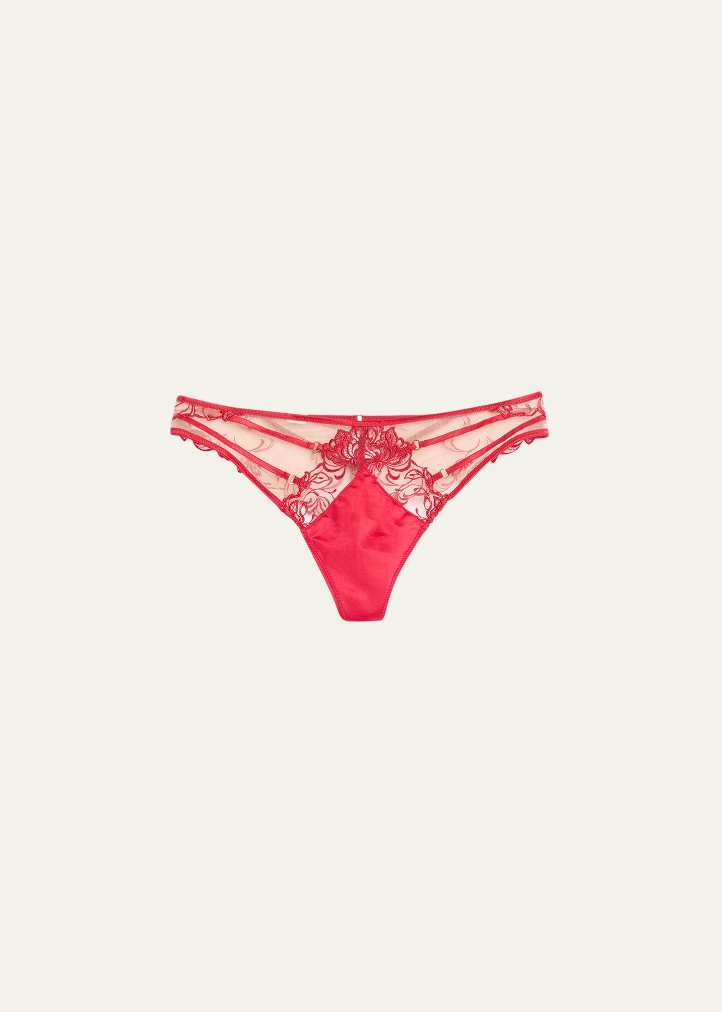 String Lise Charmel Modèle Ispahan Grenade Taille 0 - Sous-vêtement Luxe Neuf