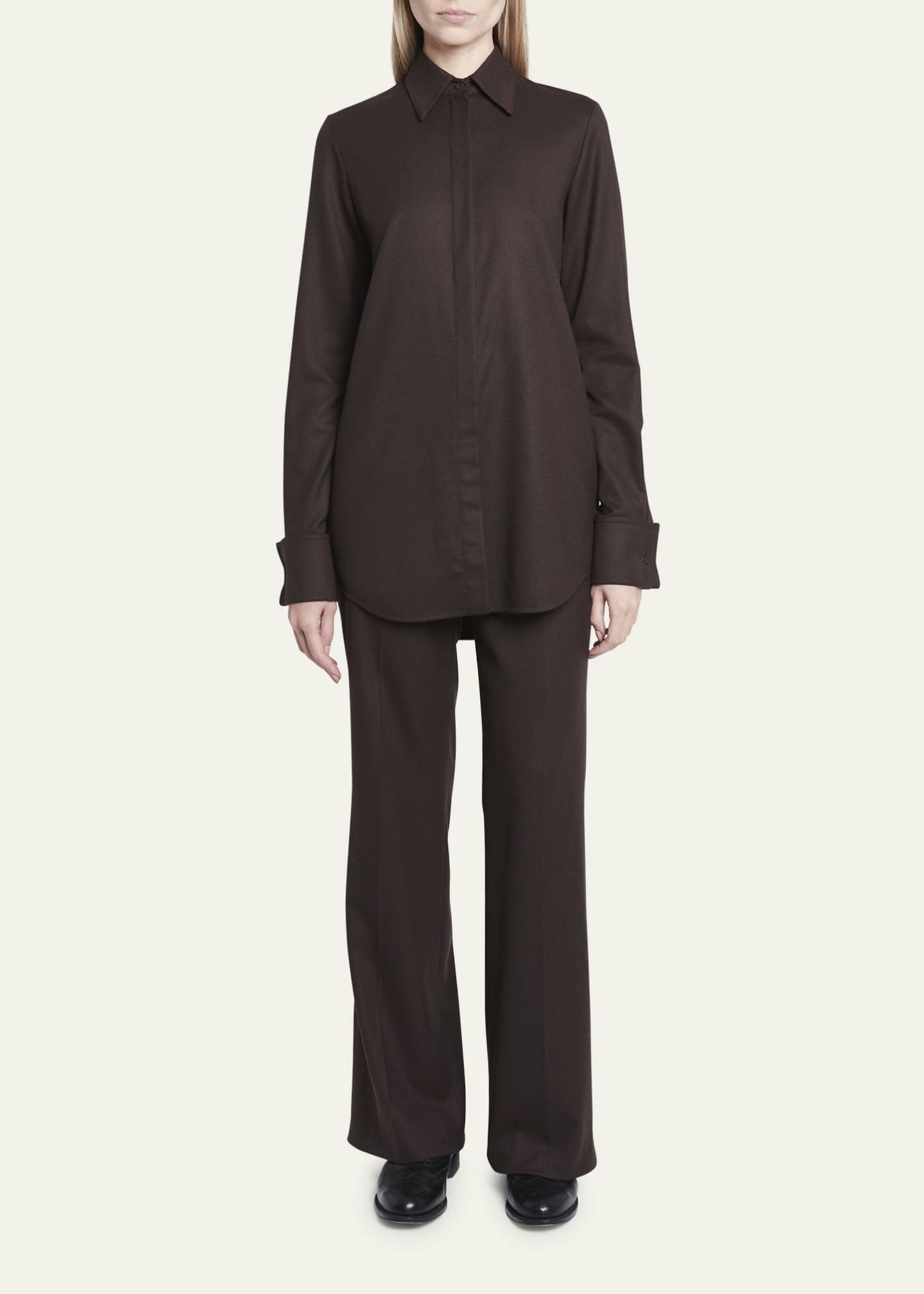 Gabriela Hearst Etlin Button Down Linen Shirt - Bergdorf Goodman