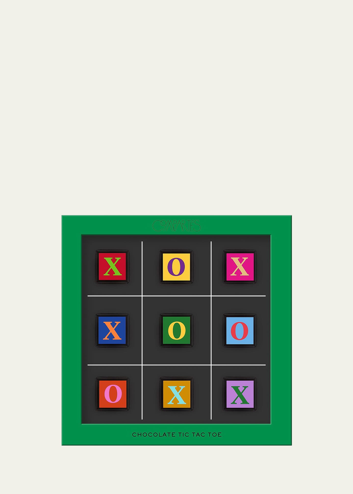 Compartes Chocolatier Edible Chocolate Tic Tac Toe Game