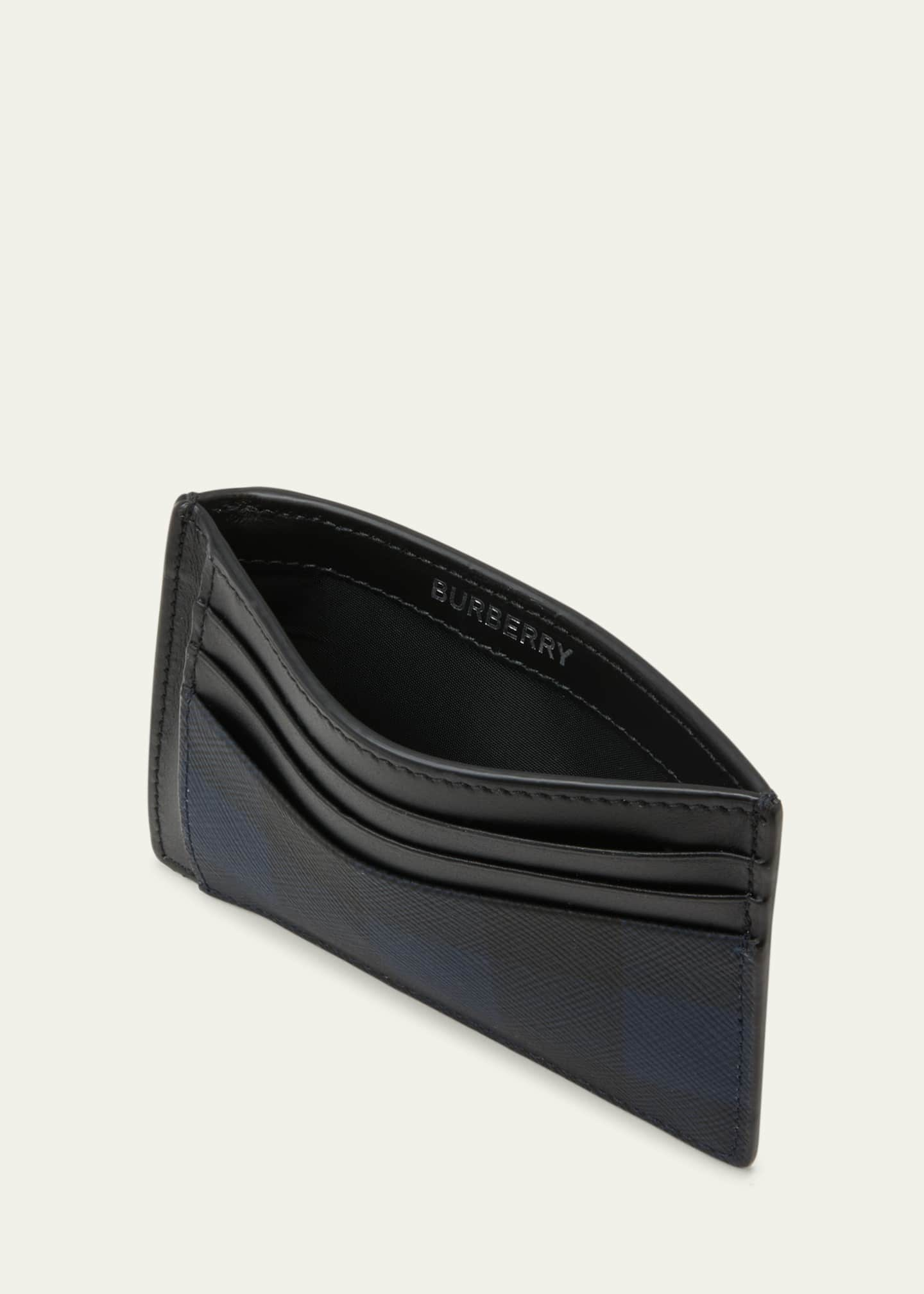 Burberry Black Money Clip Card Case